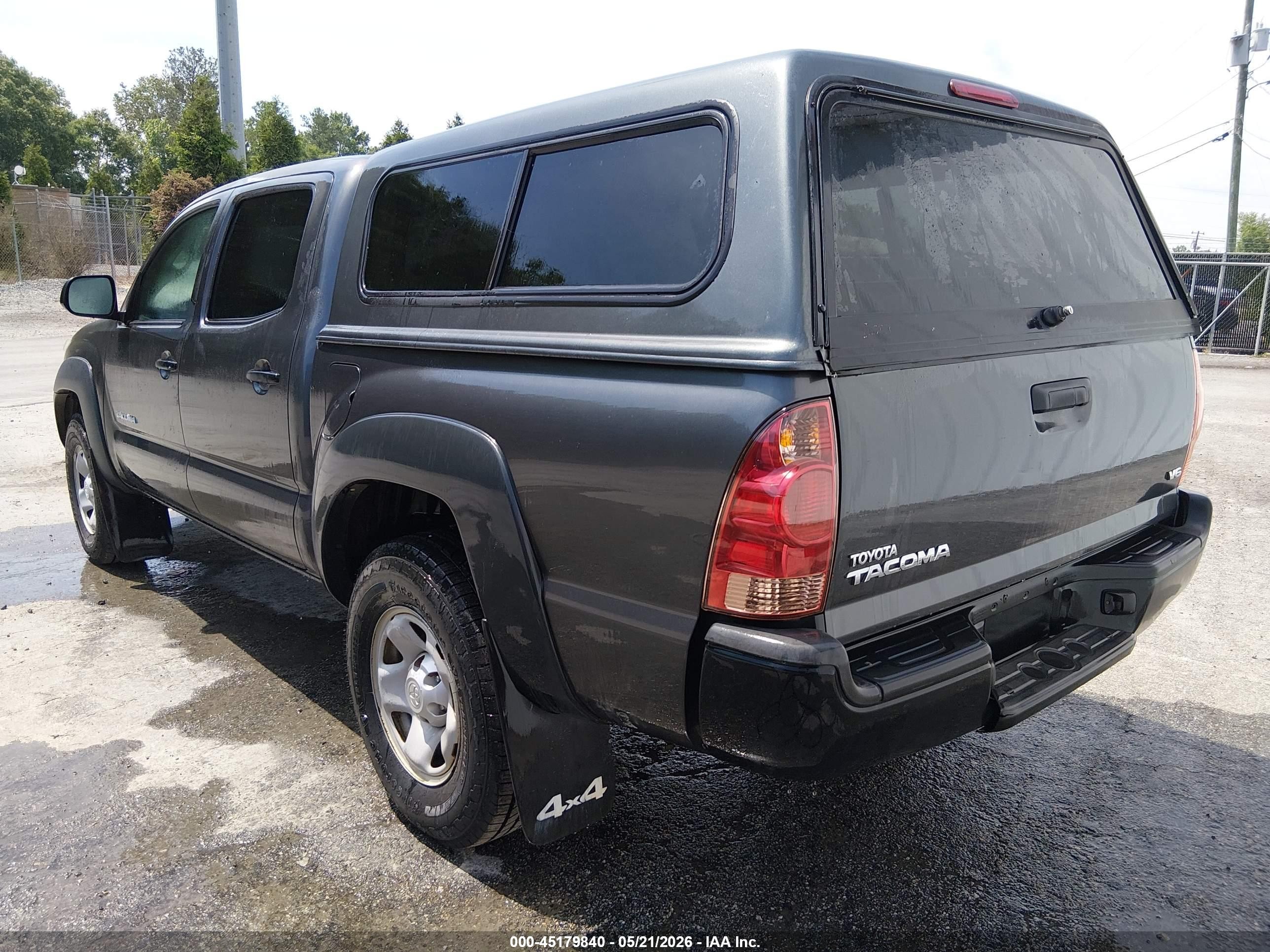 2014 Toyota Tacoma Base V6 Gray vin: 3TMLU4EN0EM161790