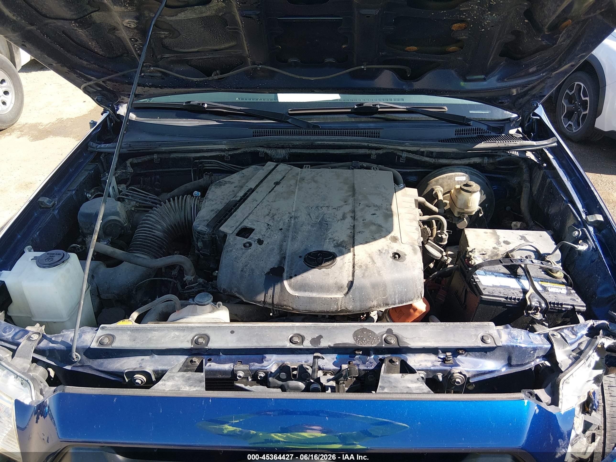 2015 Toyota Tacoma Base V6 Blue vin: 3TMLU4EN0FM189784