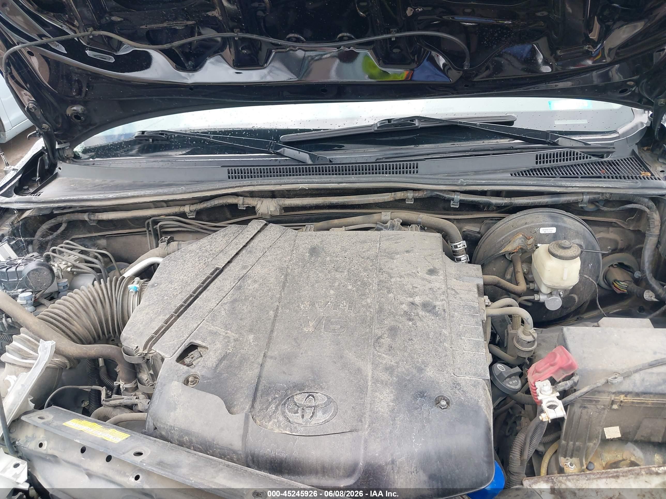 2015 Toyota Tacoma Base V6 Black vin: 3TMLU4EN0FM194533