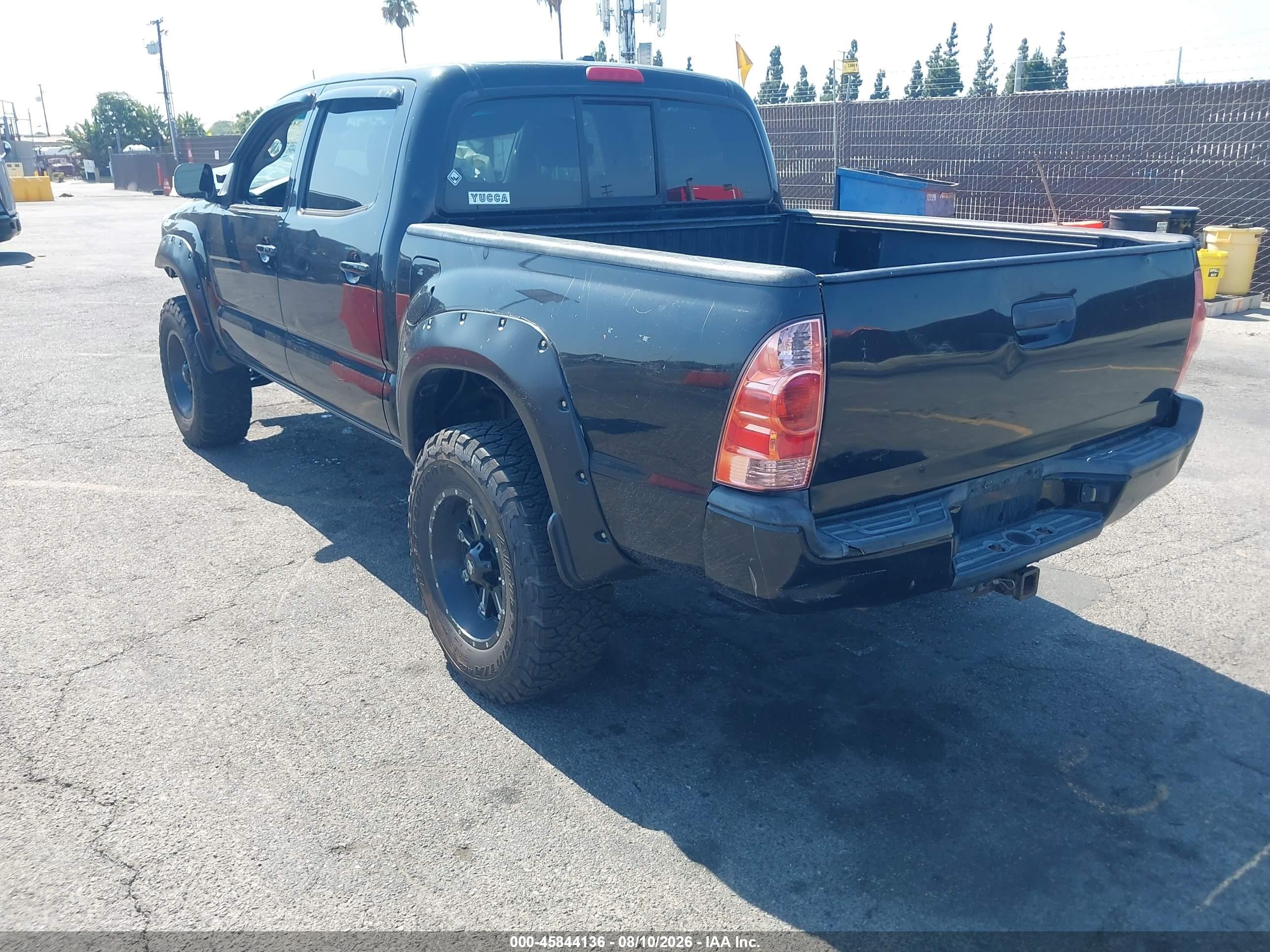2010 Toyota Tacoma Base V6 Black vin: 3TMLU4EN1AM047386
