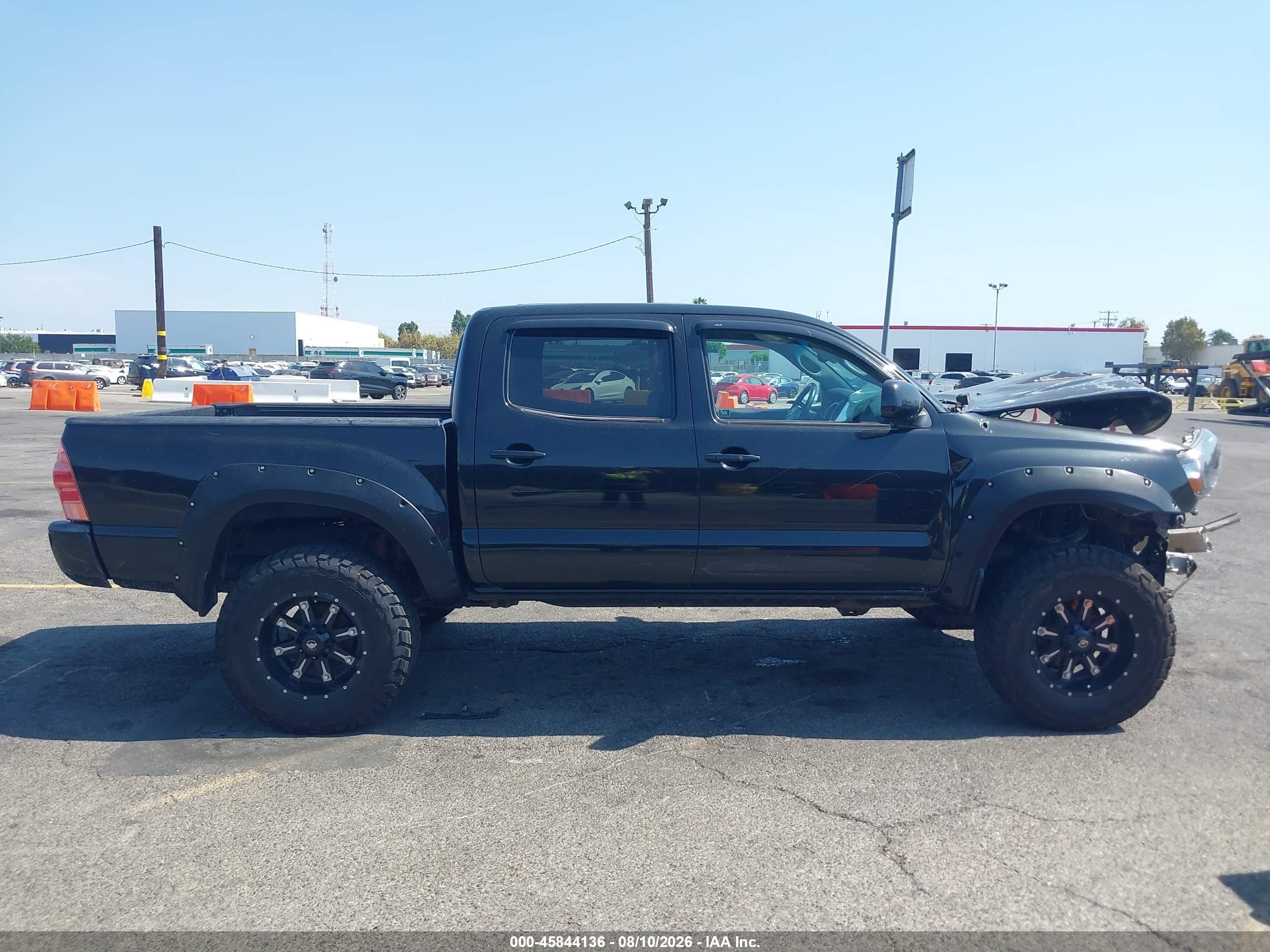 2010 Toyota Tacoma Base V6 Black vin: 3TMLU4EN1AM047386