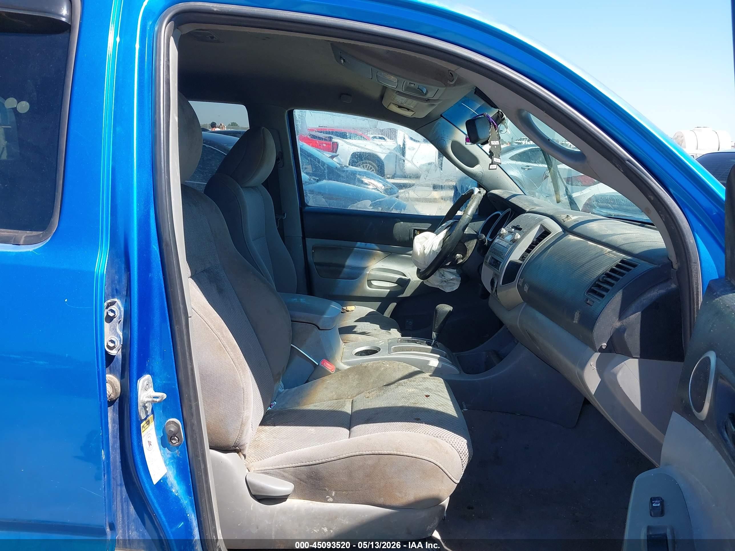 2010 Toyota Tacoma Base V6 Blue vin: 3TMLU4EN1AM054435