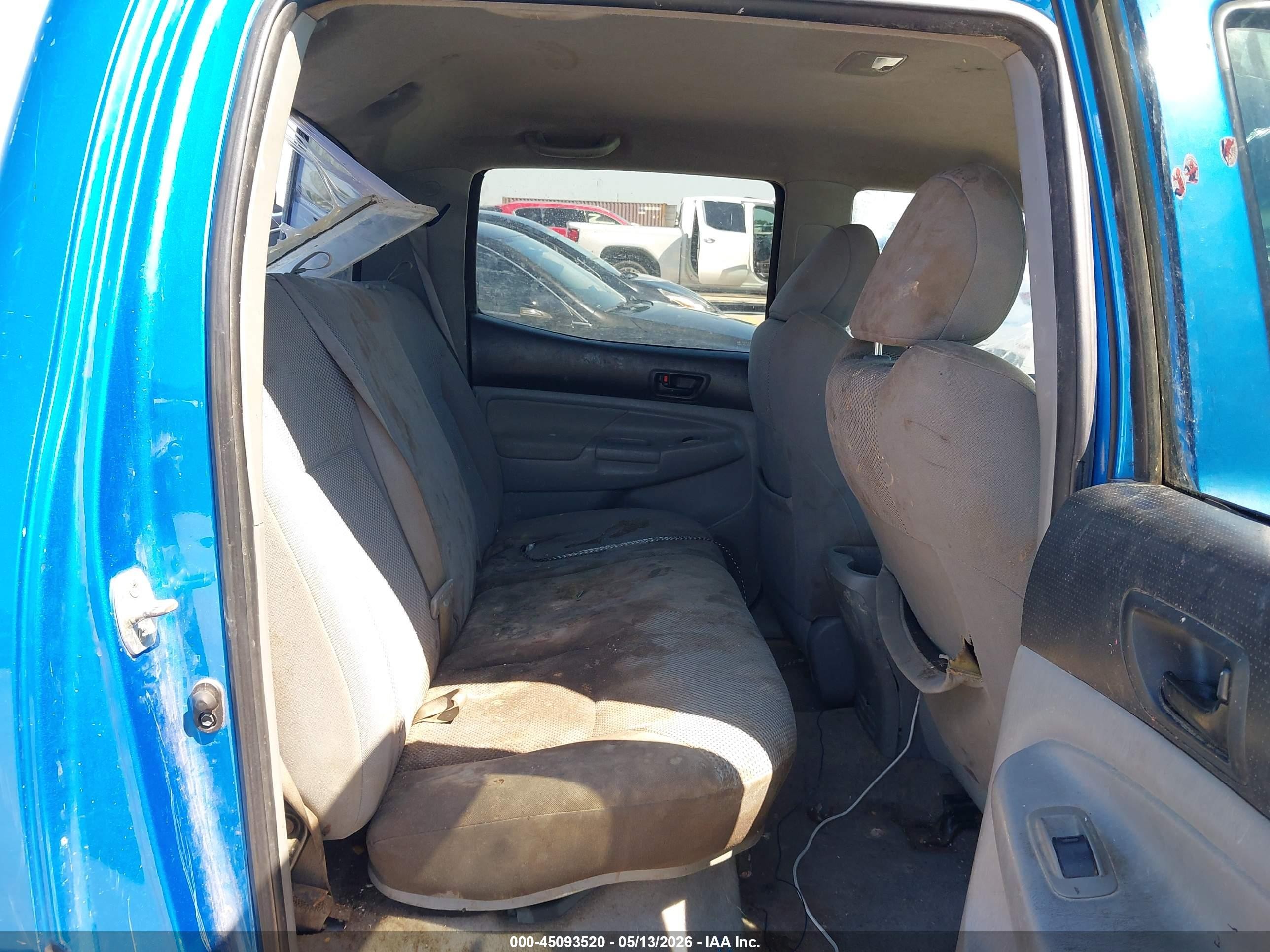 2010 Toyota Tacoma Base V6 Blue vin: 3TMLU4EN1AM054435