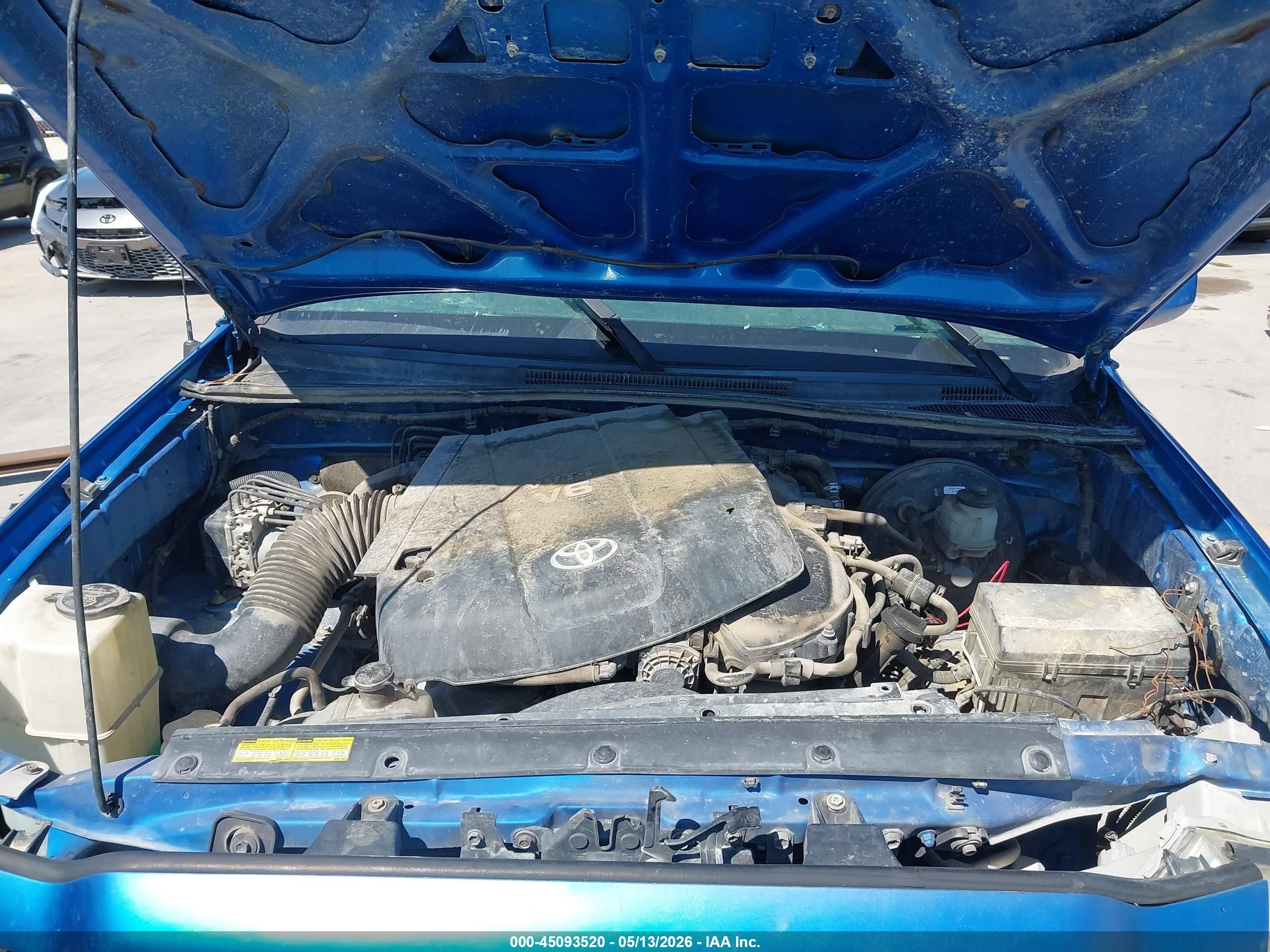 2010 Toyota Tacoma Base V6 Blue vin: 3TMLU4EN1AM054435