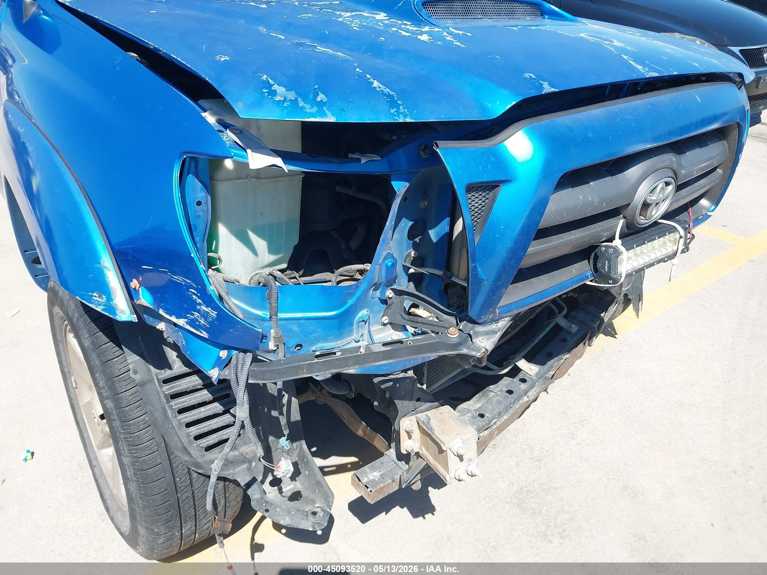 2010 Toyota Tacoma Base V6 Blue vin: 3TMLU4EN1AM054435