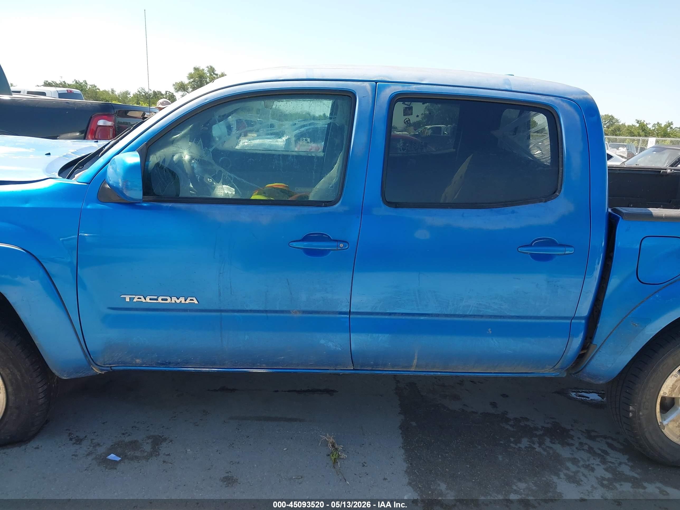 2010 Toyota Tacoma Base V6 Blue vin: 3TMLU4EN1AM054435
