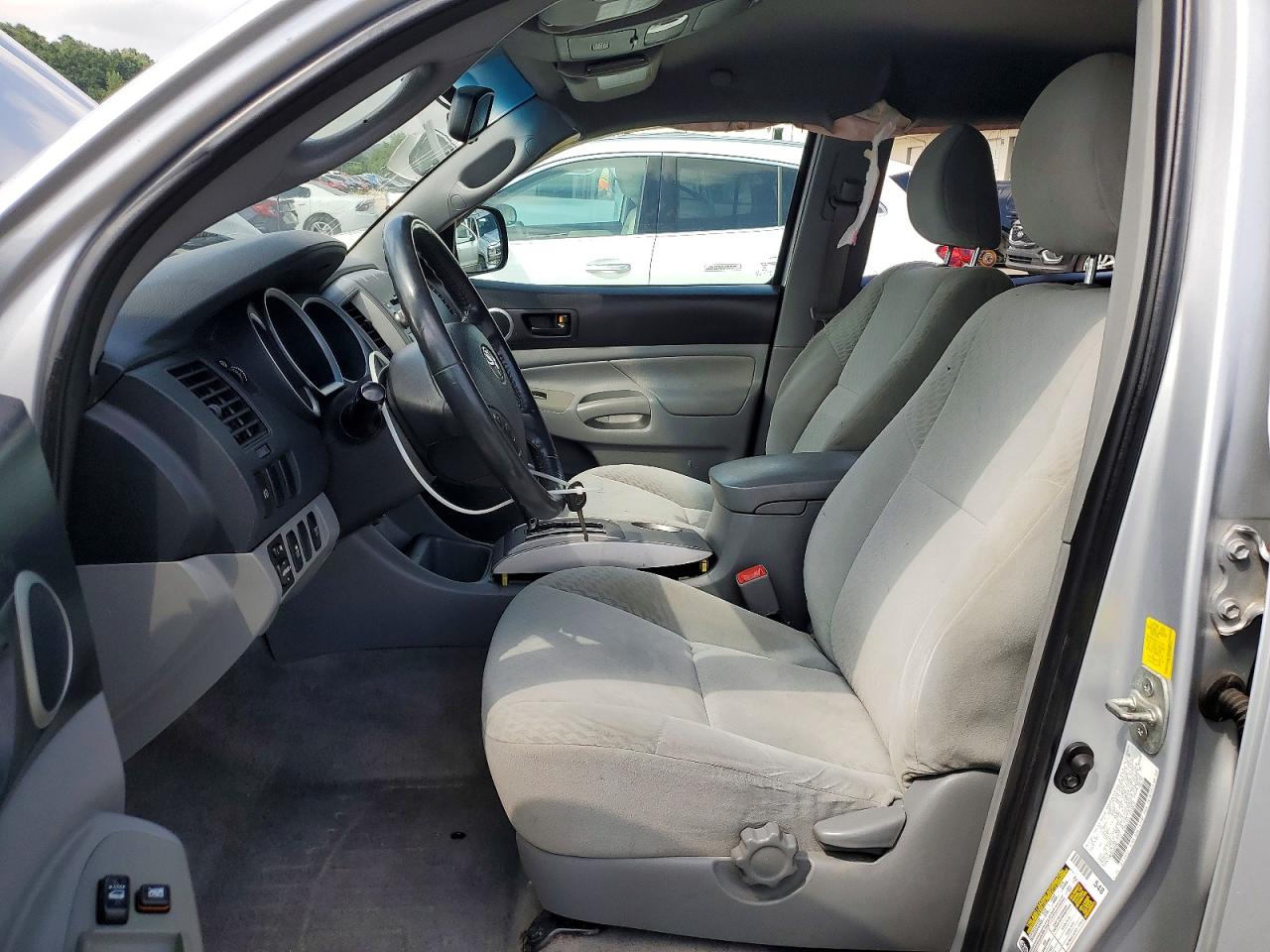 2011 Toyota Tacoma Double Cab Silver vin: 3TMLU4EN1BM061113