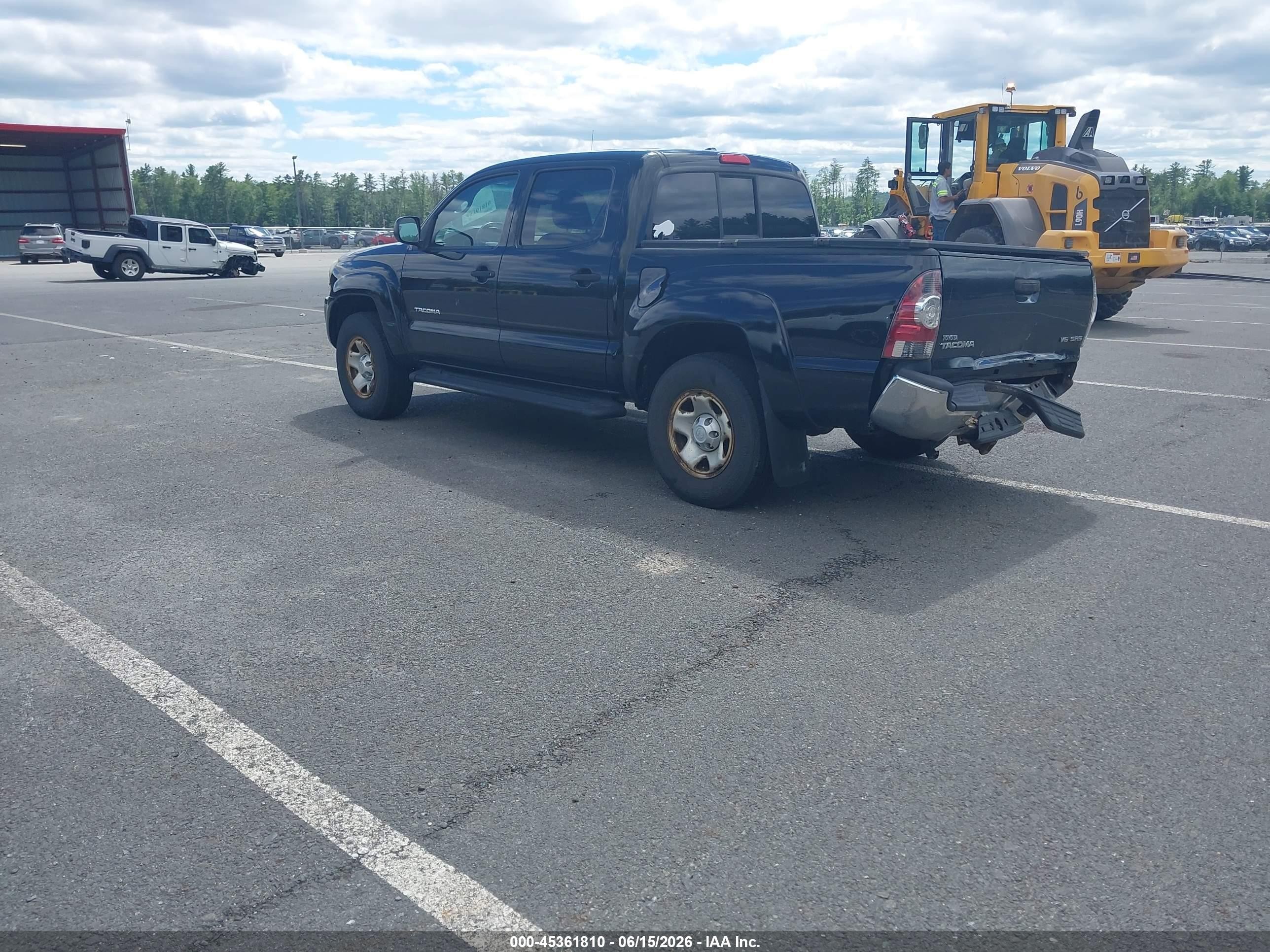 2011 Toyota Tacoma Base V6 Black vin: 3TMLU4EN1BM066232