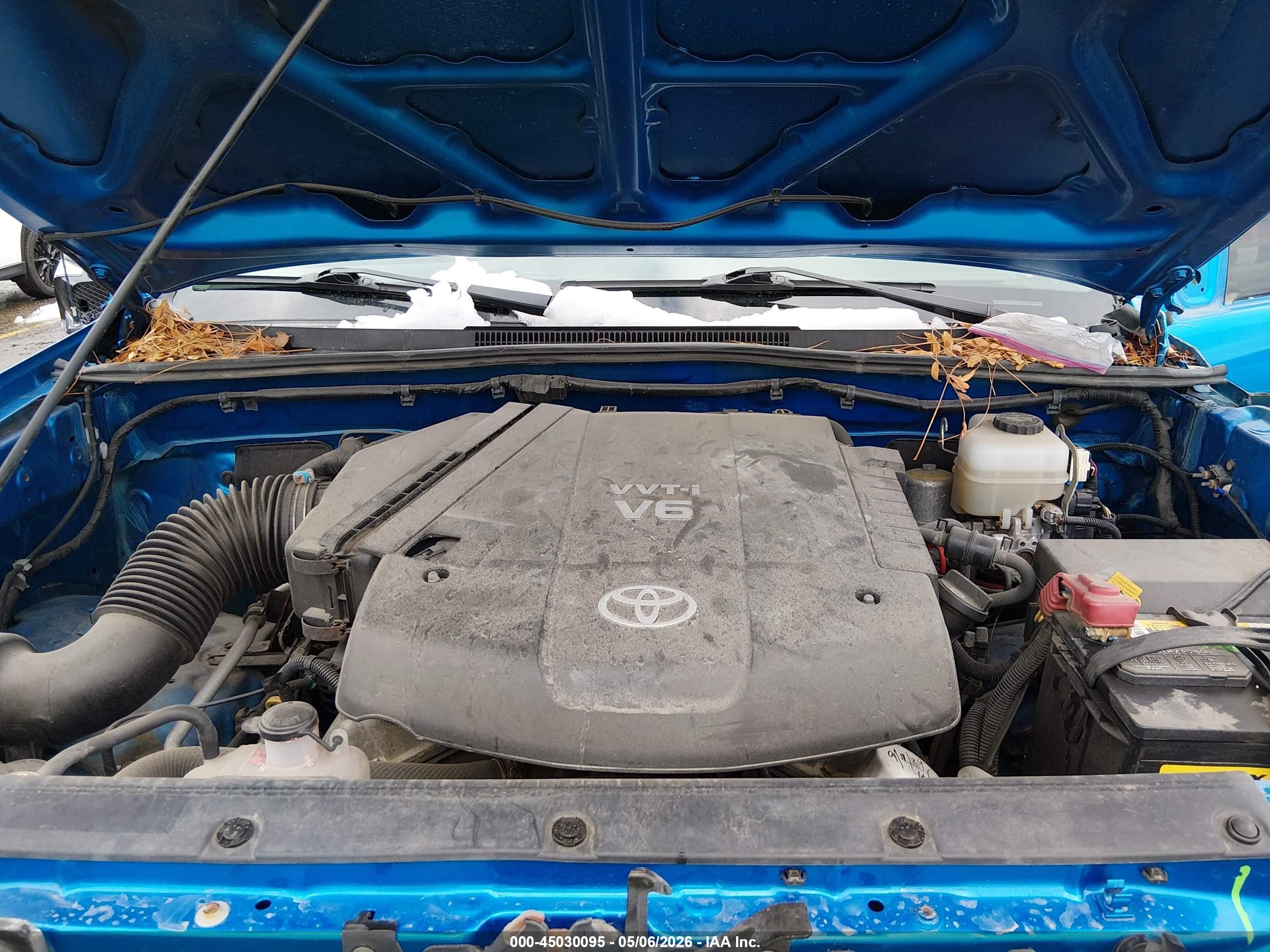 2011 Toyota Tacoma Base V6 Blue vin: 3TMLU4EN1BM066652