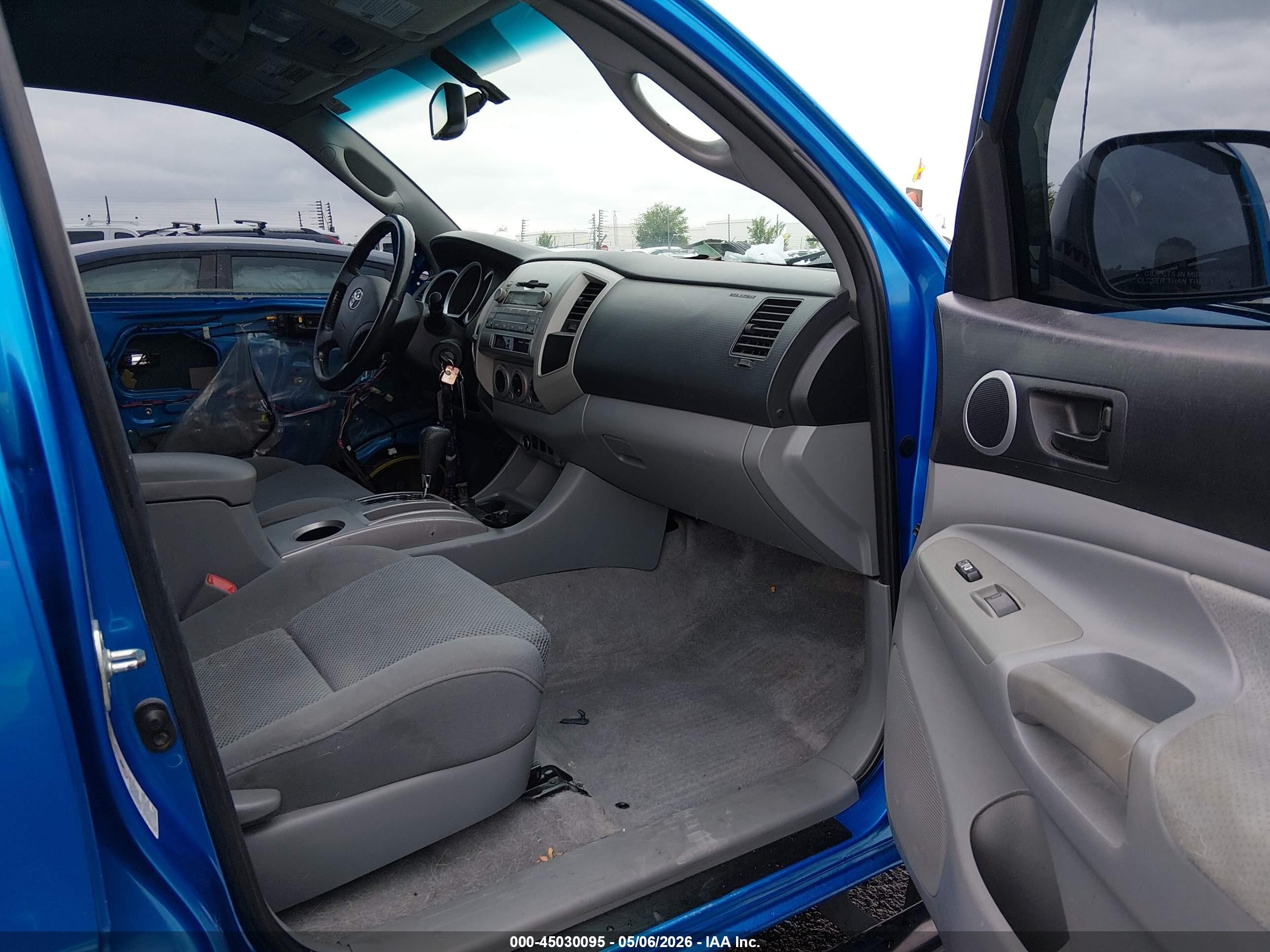 2011 Toyota Tacoma Base V6 Blue vin: 3TMLU4EN1BM066652