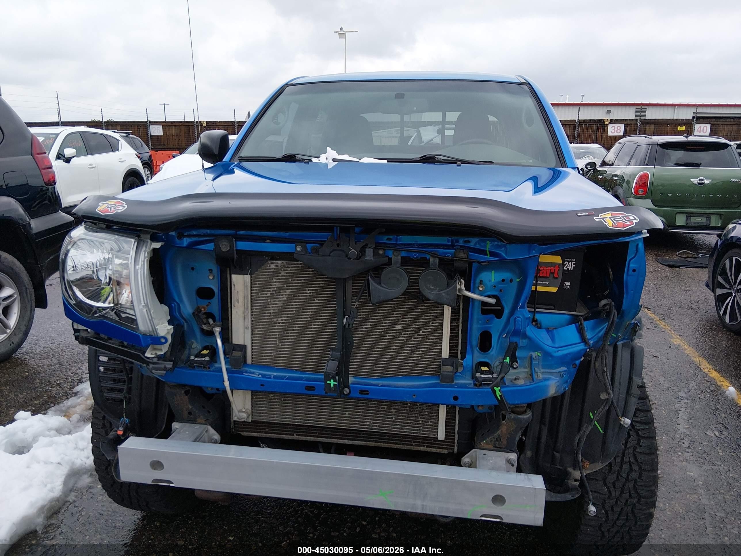 2011 Toyota Tacoma Base V6 Blue vin: 3TMLU4EN1BM066652