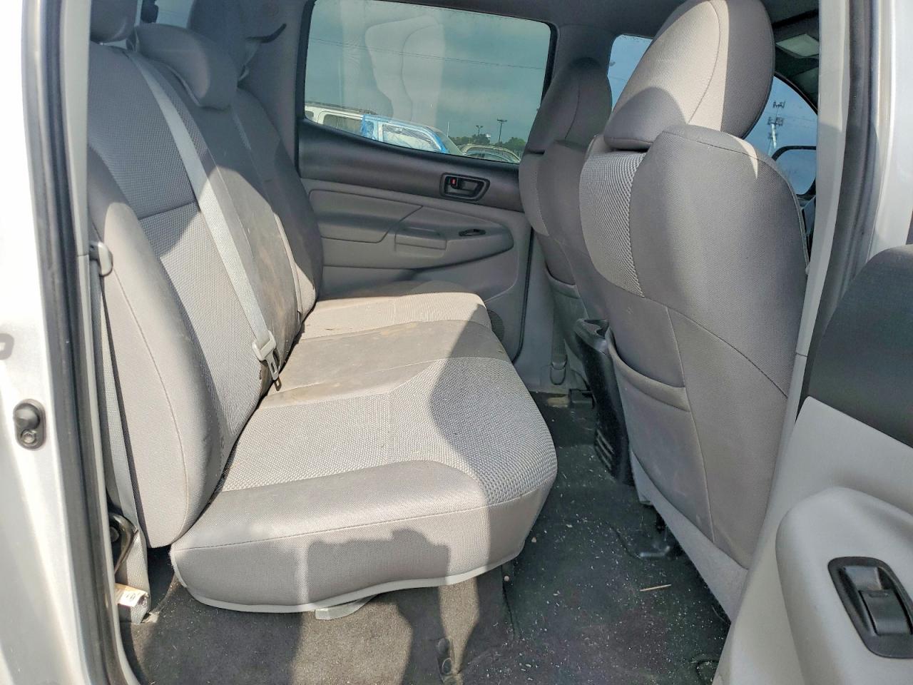 2012 Toyota Tacoma Double Cab Серебряный vin: 3TMLU4EN1CM082254