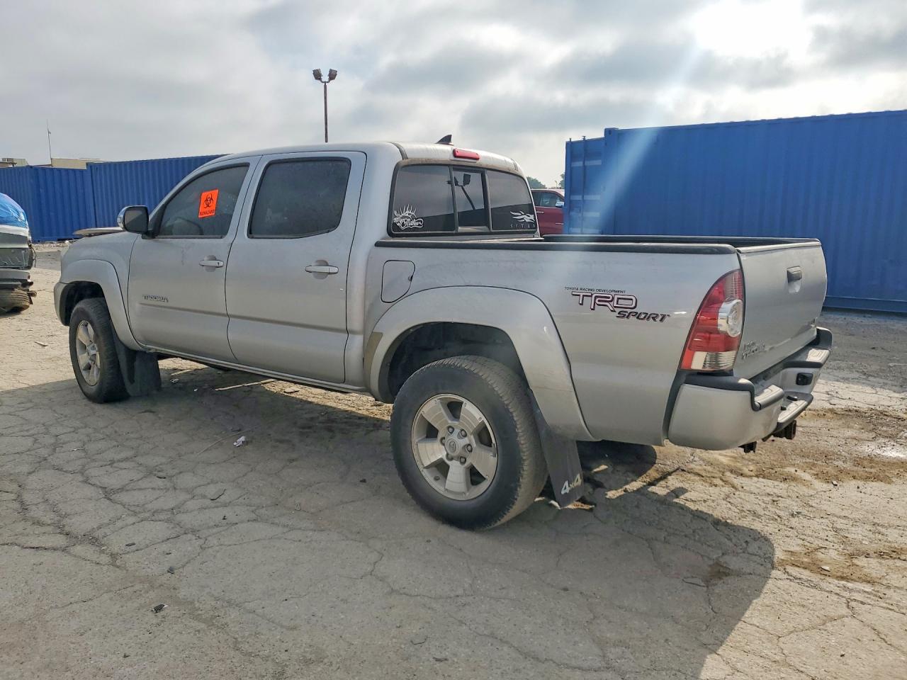 2012 Toyota Tacoma Double Cab Серебряный vin: 3TMLU4EN1CM082254