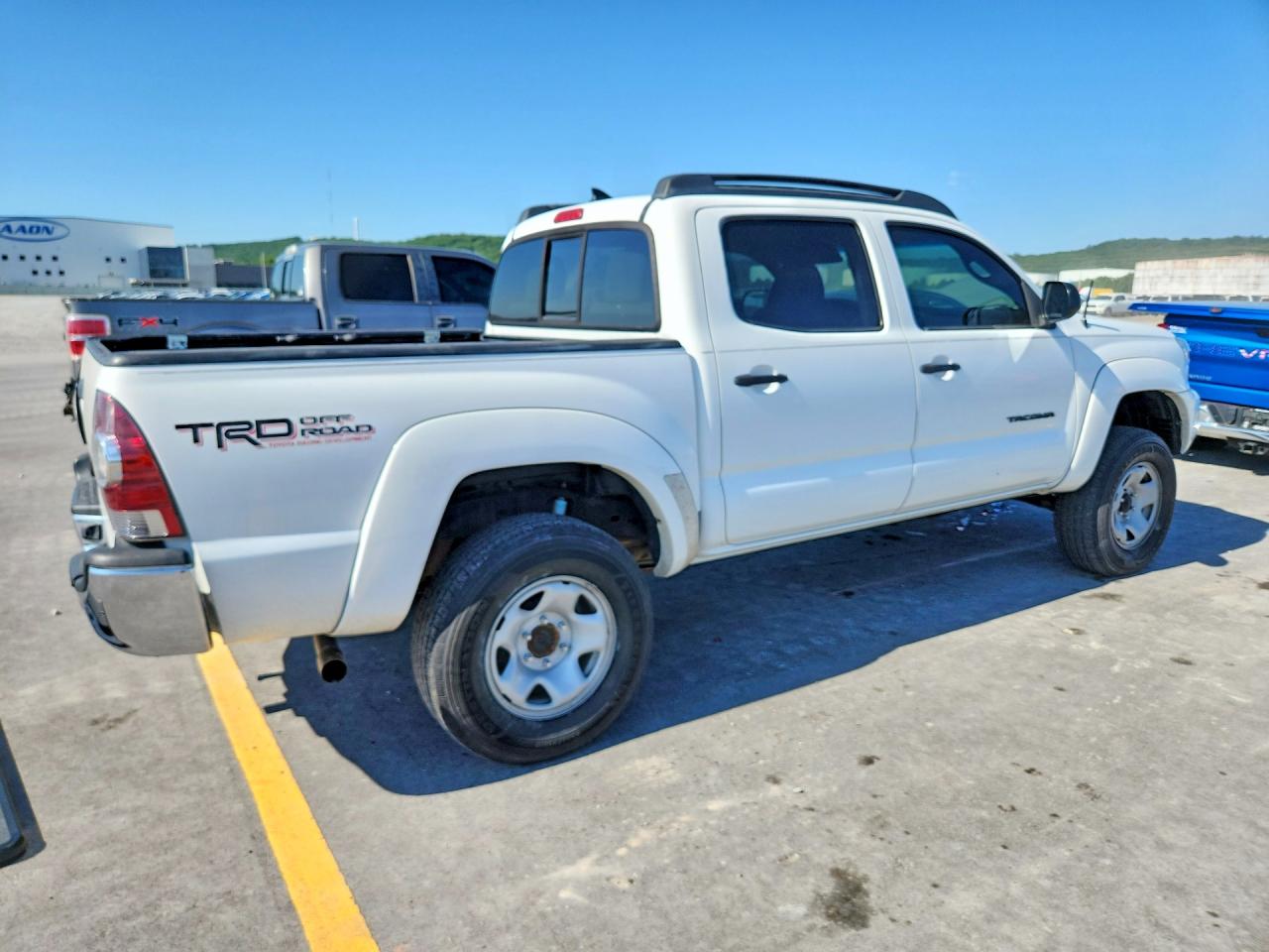 2012 Toyota Tacoma Double Cab White vin: 3TMLU4EN1CM083615
