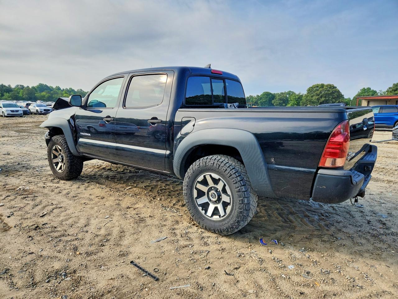 2012 Toyota Tacoma Double Cab Black vin: 3TMLU4EN1CM093593