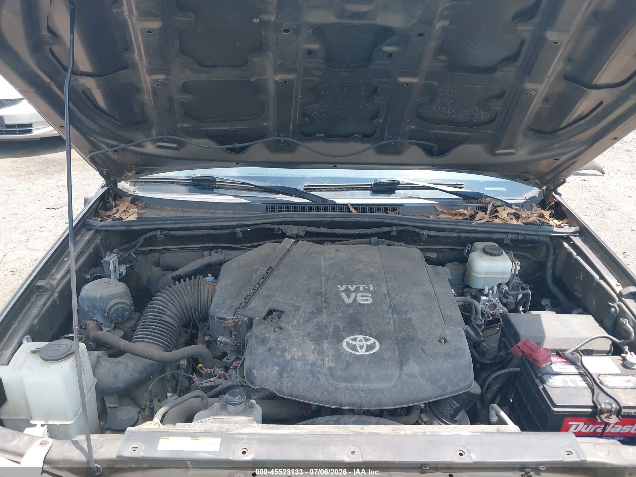 2013 Toyota Tacoma Base V6 Gray vin: 3TMLU4EN1DM127100