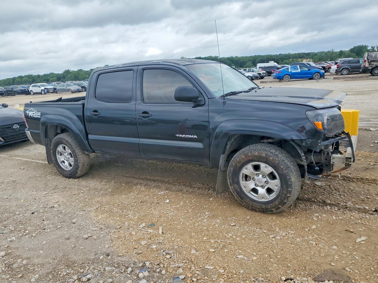 2010 Toyota Tacoma Double Cab Black vin: 3TMLU4EN2AM039149
