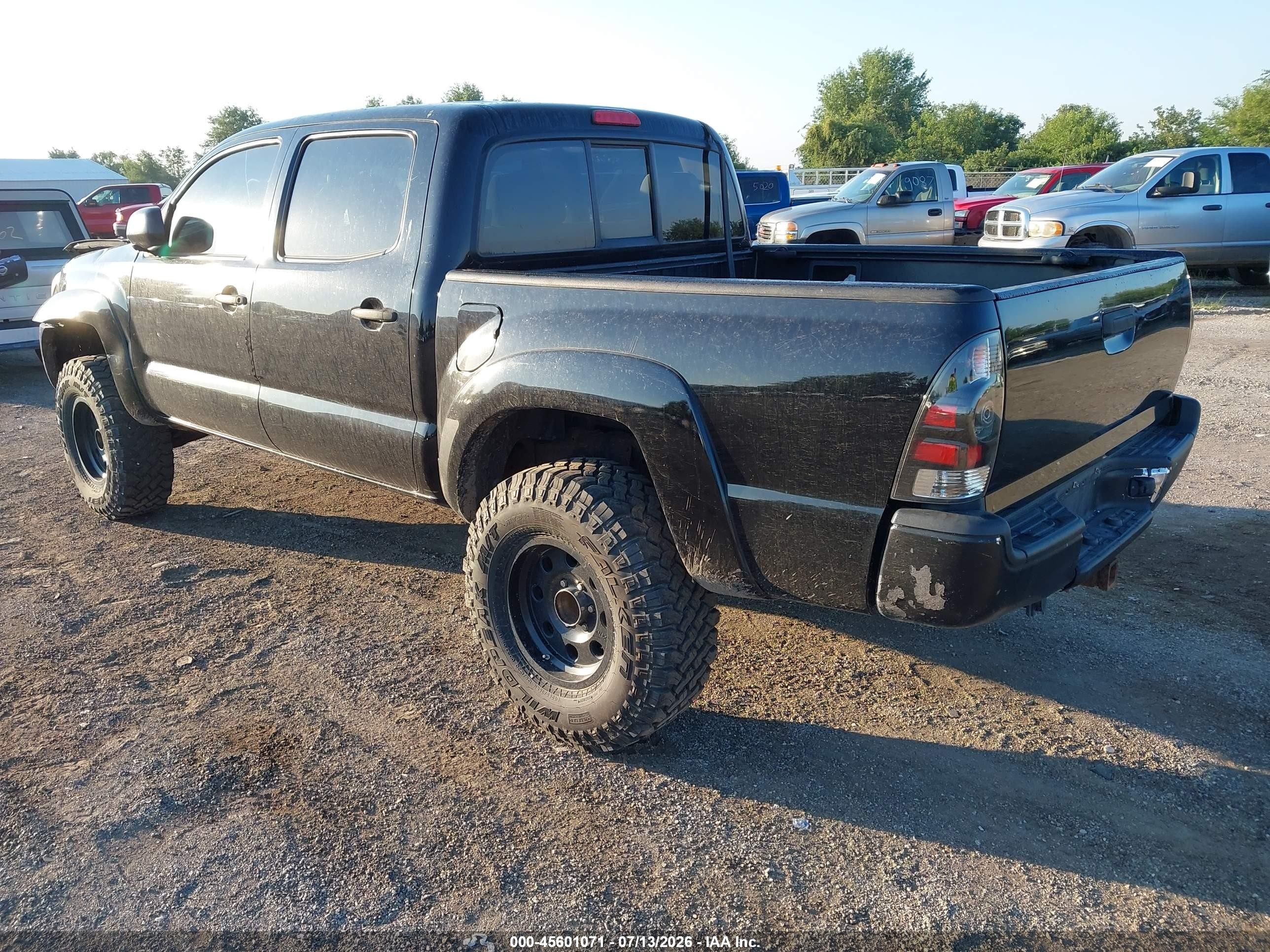 2011 Toyota Tacoma Base V6 Black vin: 3TMLU4EN2BM068426