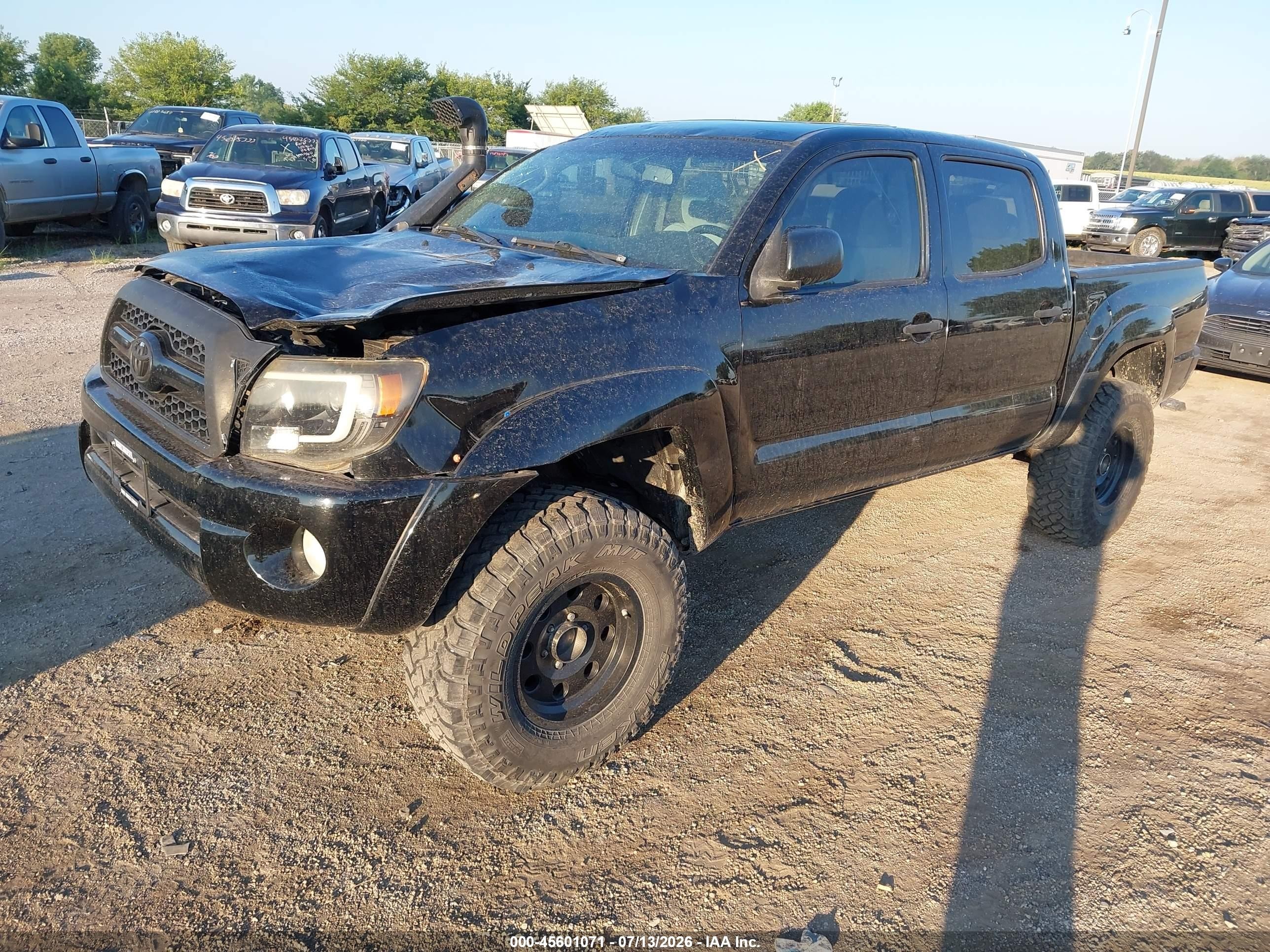 2011 Toyota Tacoma Base V6 Black vin: 3TMLU4EN2BM068426
