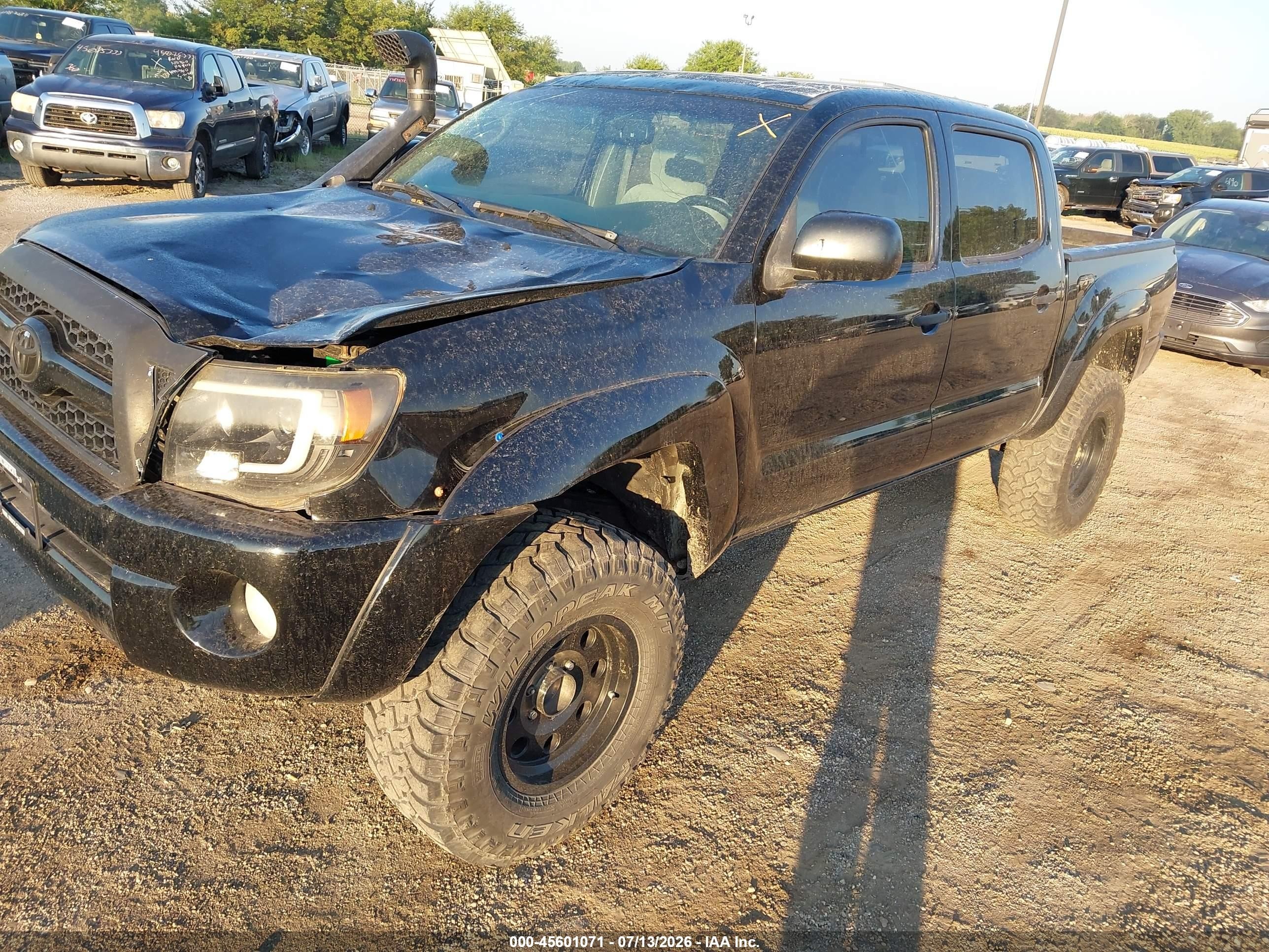 2011 Toyota Tacoma Base V6 Black vin: 3TMLU4EN2BM068426