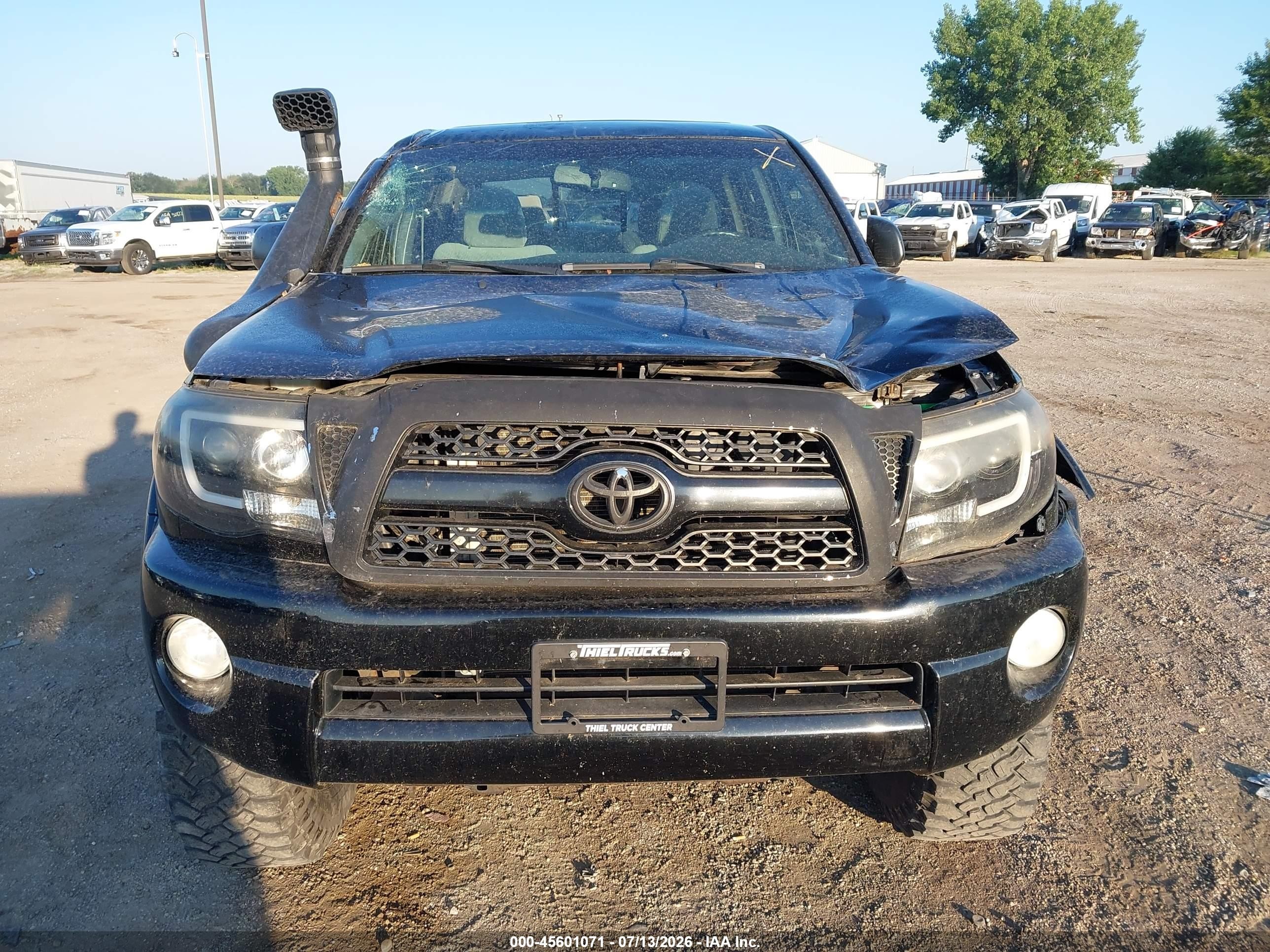2011 Toyota Tacoma Base V6 Black vin: 3TMLU4EN2BM068426