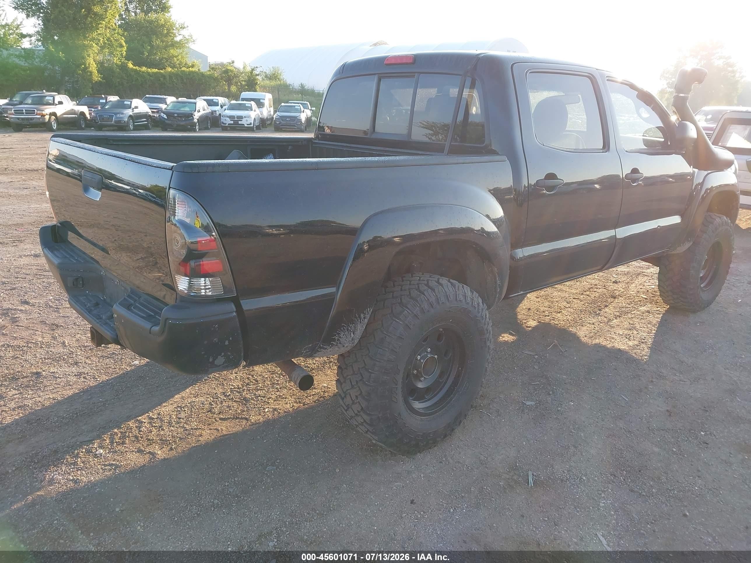 2011 Toyota Tacoma Base V6 Black vin: 3TMLU4EN2BM068426