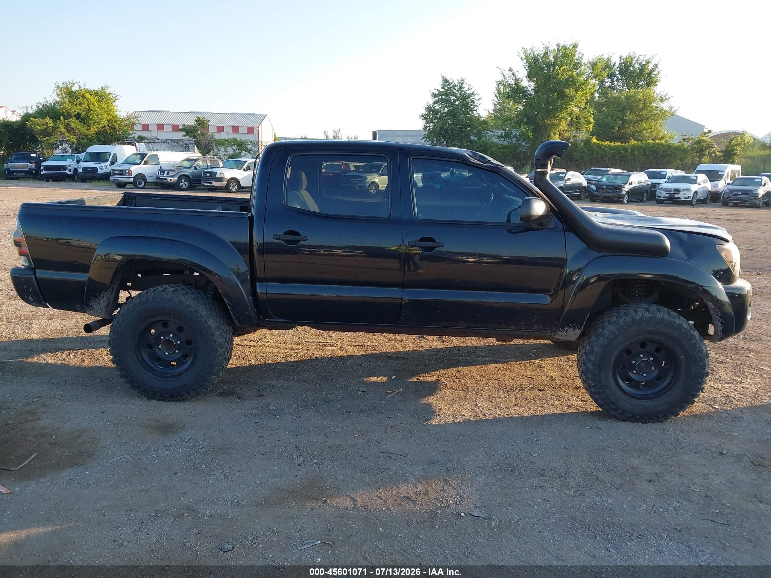2011 Toyota Tacoma Base V6 Black vin: 3TMLU4EN2BM068426