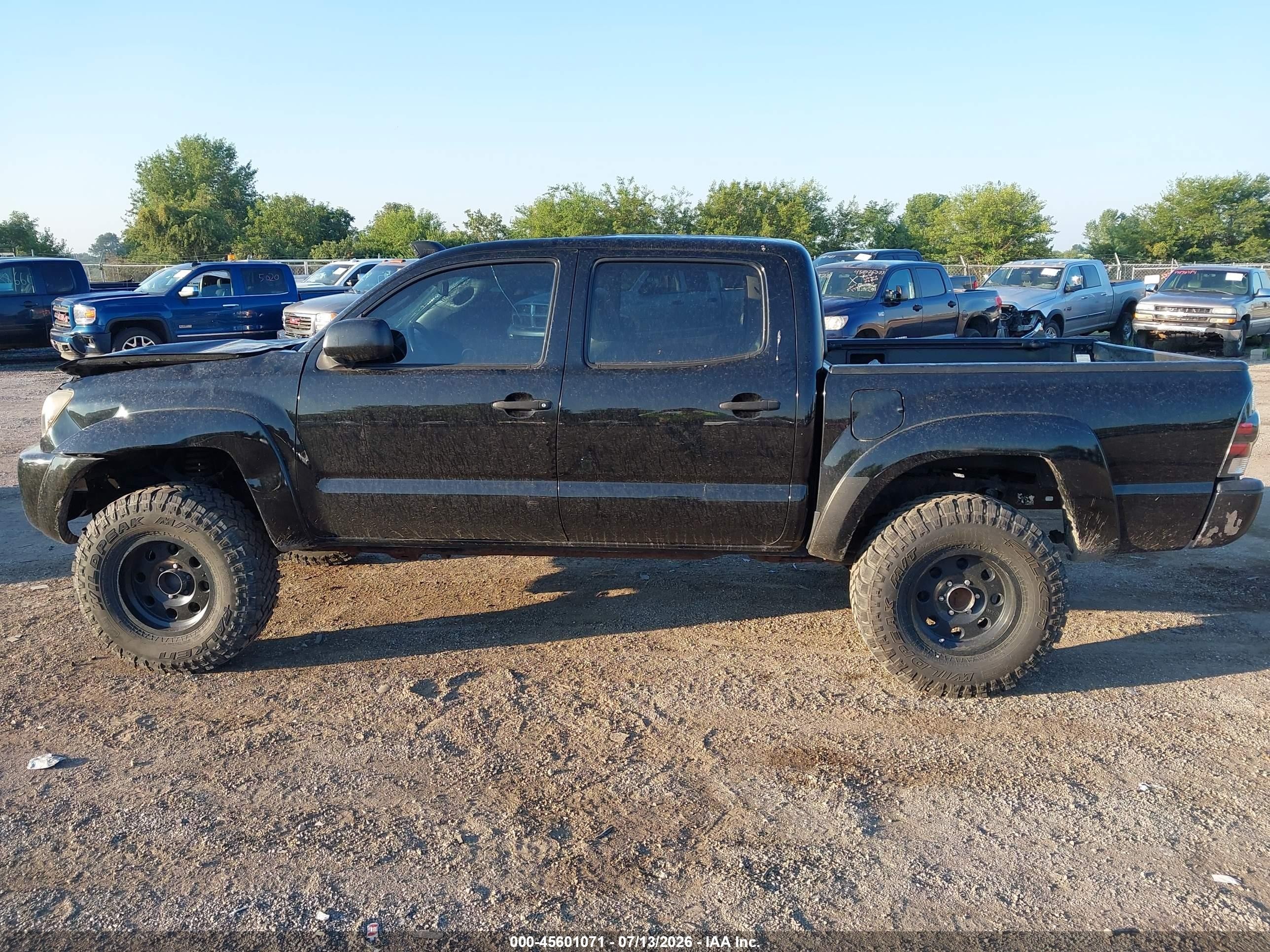 2011 Toyota Tacoma Base V6 Black vin: 3TMLU4EN2BM068426