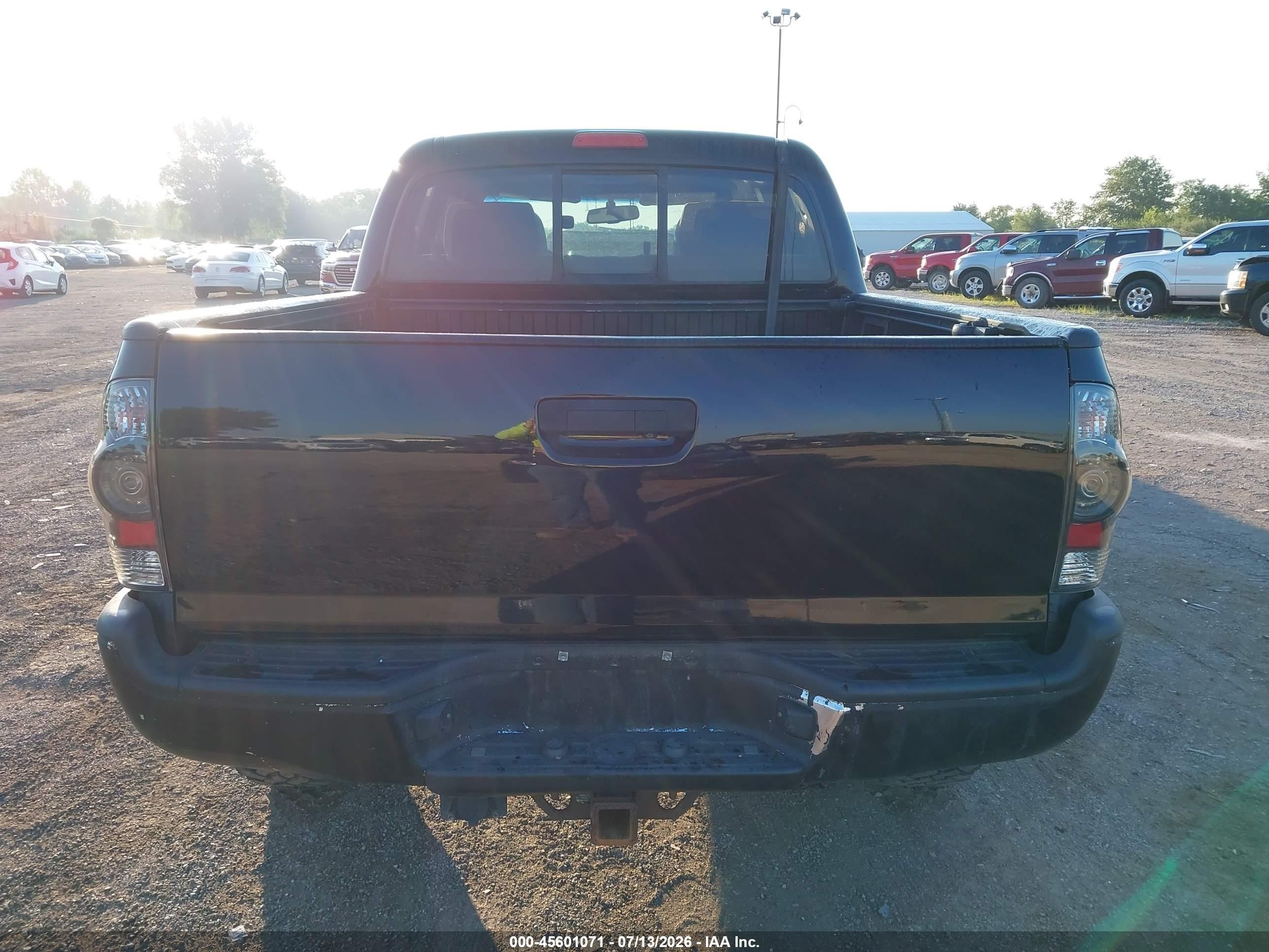 2011 Toyota Tacoma Base V6 Black vin: 3TMLU4EN2BM068426