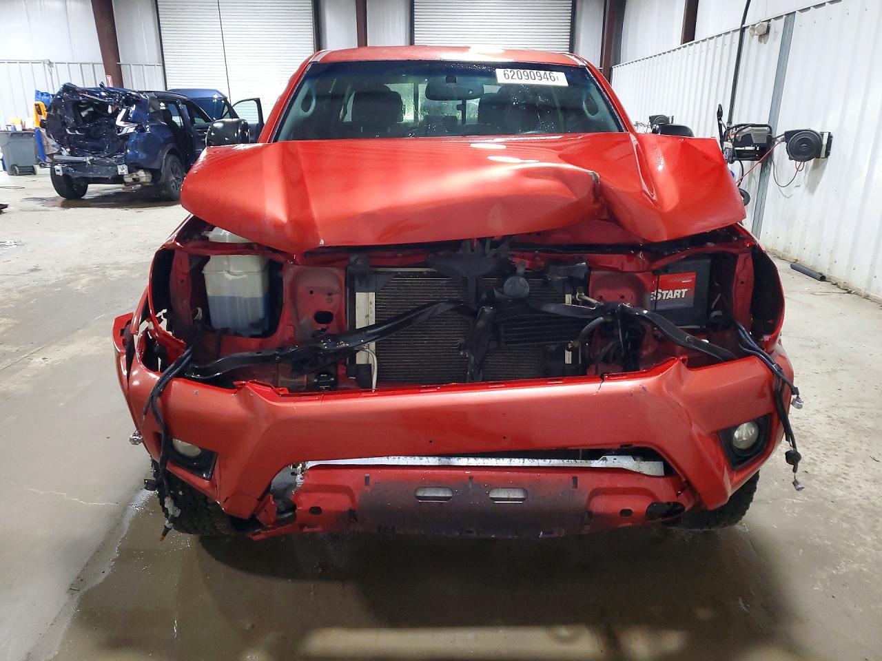 2012 Toyota Tacoma V6 Красный vin: 3TMLU4EN2CM093084