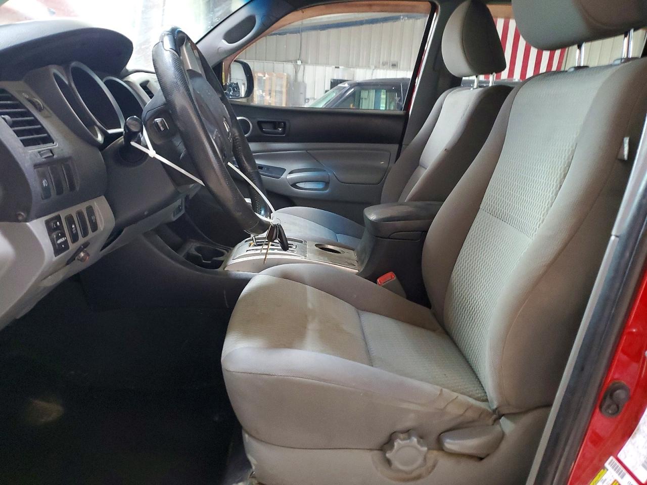 2012 Toyota Tacoma V6 Красный vin: 3TMLU4EN2CM093084