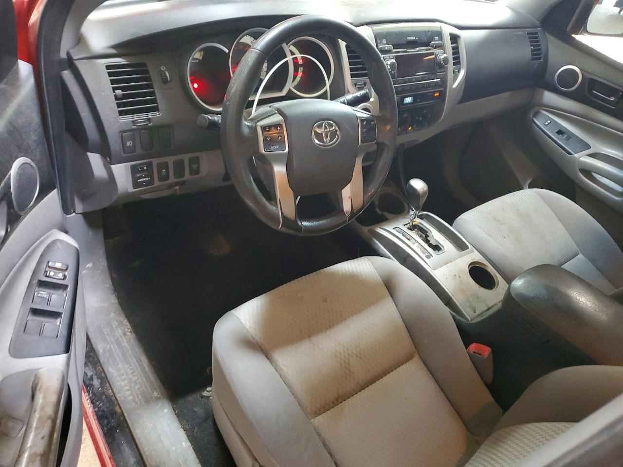 2012 Toyota Tacoma V6 Красный vin: 3TMLU4EN2CM093084