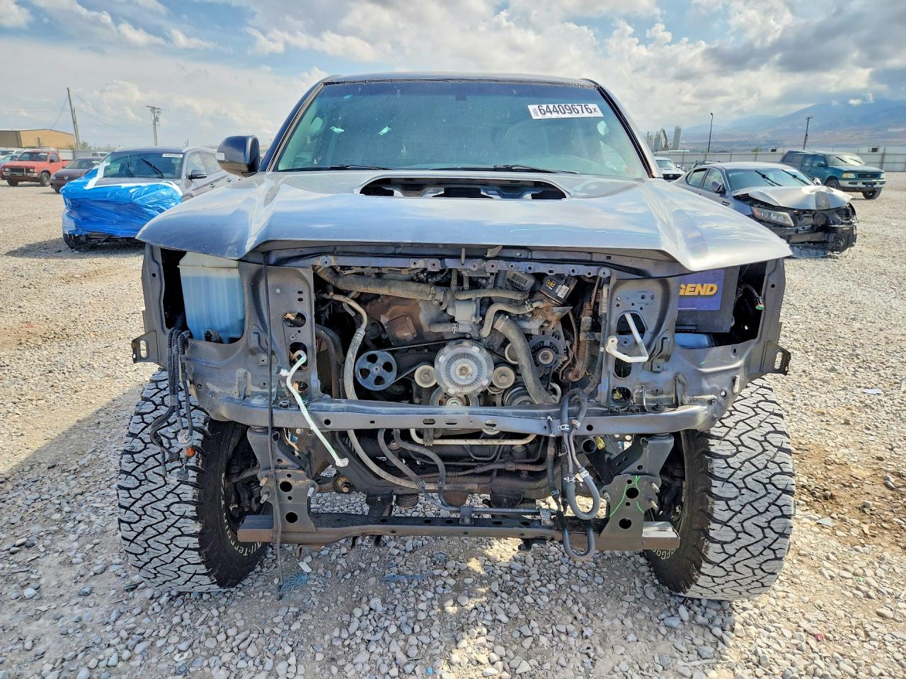 2013 Toyota Tacoma Double Cab Gray vin: 3TMLU4EN2DM105011
