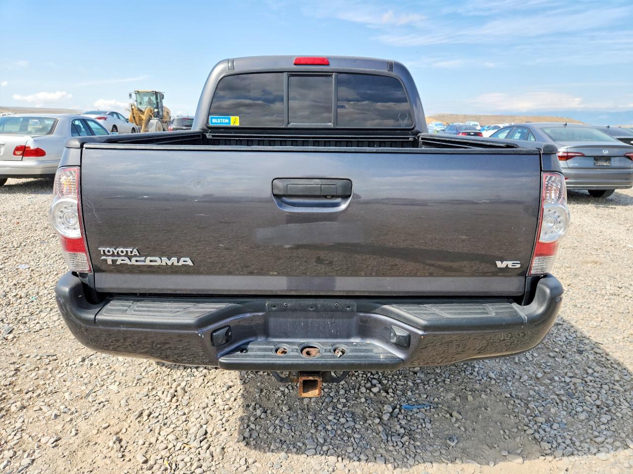 2013 Toyota Tacoma Double Cab Gray vin: 3TMLU4EN2DM105011