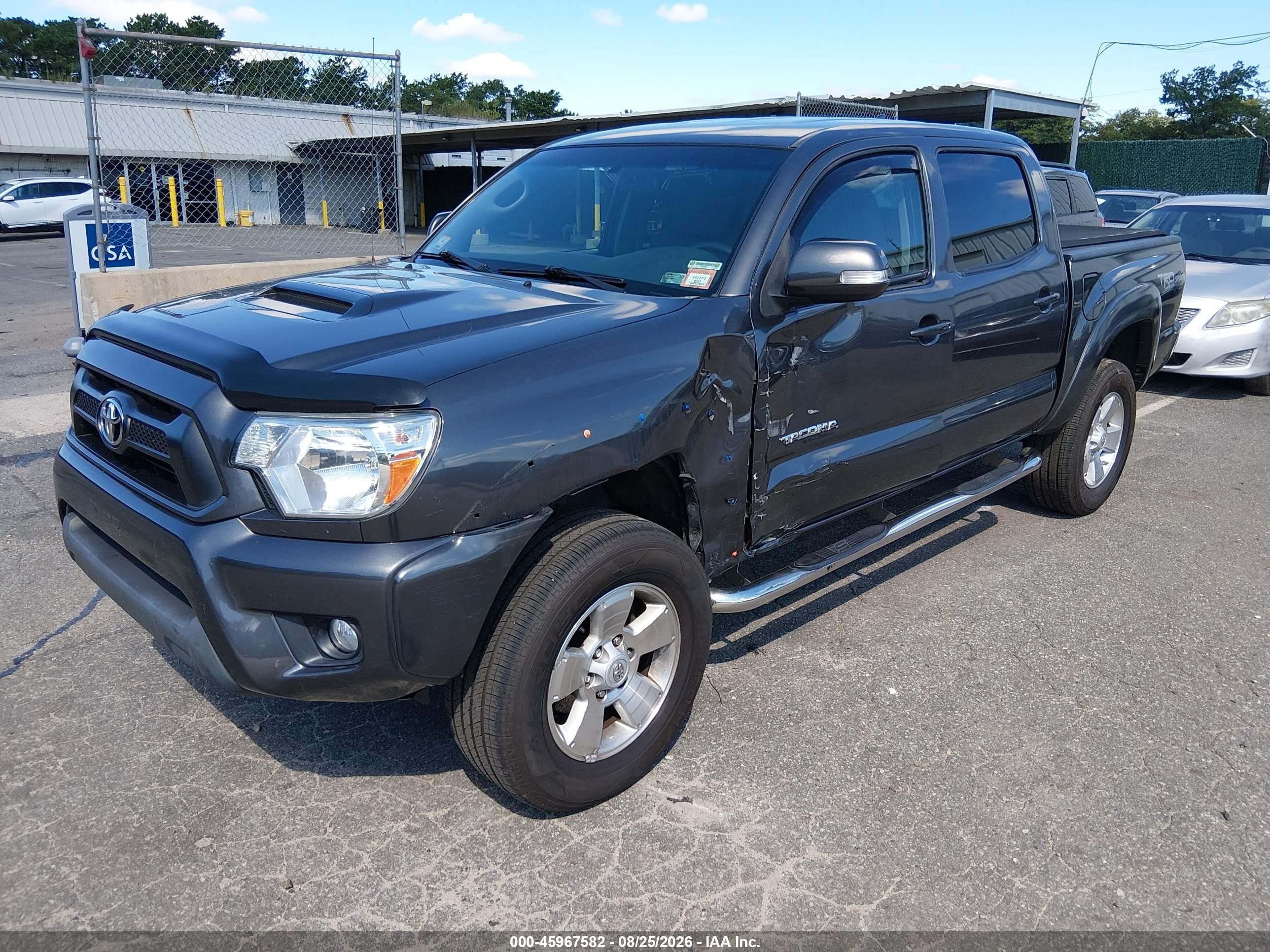 2014 Toyota Tacoma Base V6 Gray vin: 3TMLU4EN2EM157840