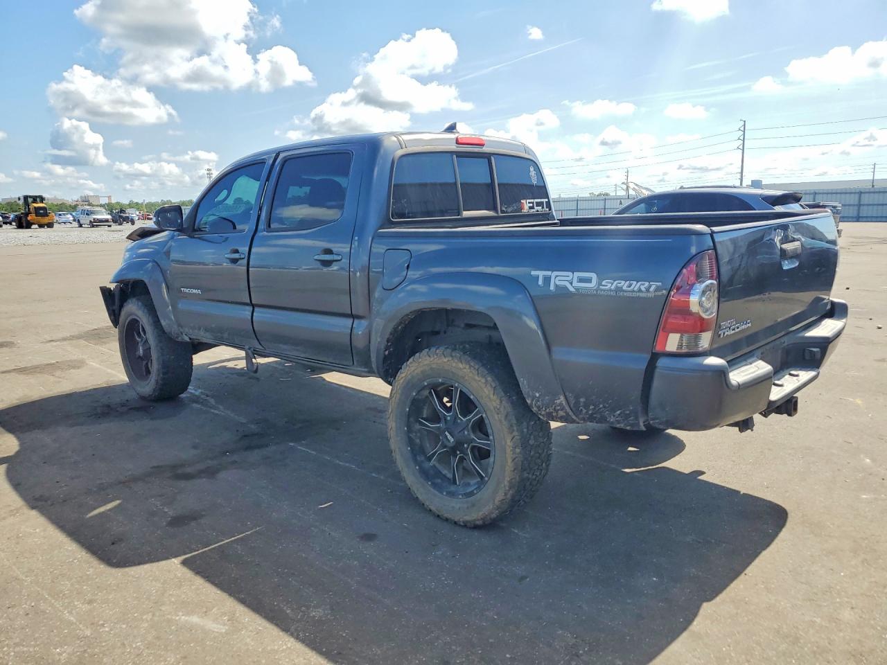 2014 Toyota Tacoma Double Cab Gray vin: 3TMLU4EN2EM163475