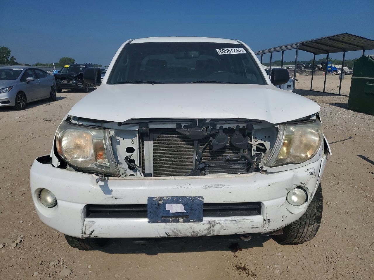 2010 Toyota Tacoma Double Cab White vin: 3TMLU4EN3AM039905