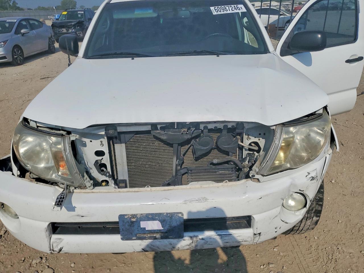 2010 Toyota Tacoma Double Cab White vin: 3TMLU4EN3AM039905