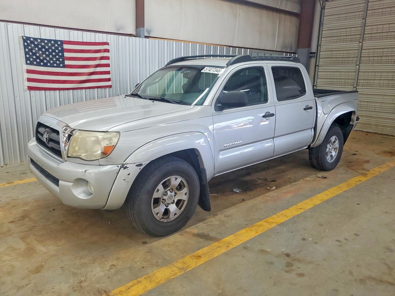 2010 Toyota Tacoma Base Silver vin: 3TMLU4EN3AM040066