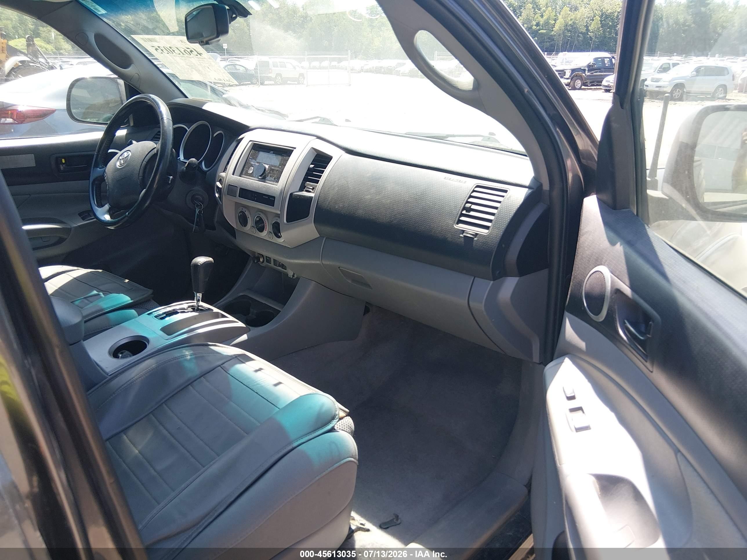 2010 Toyota Tacoma Base V6 Gray vin: 3TMLU4EN3AM053366