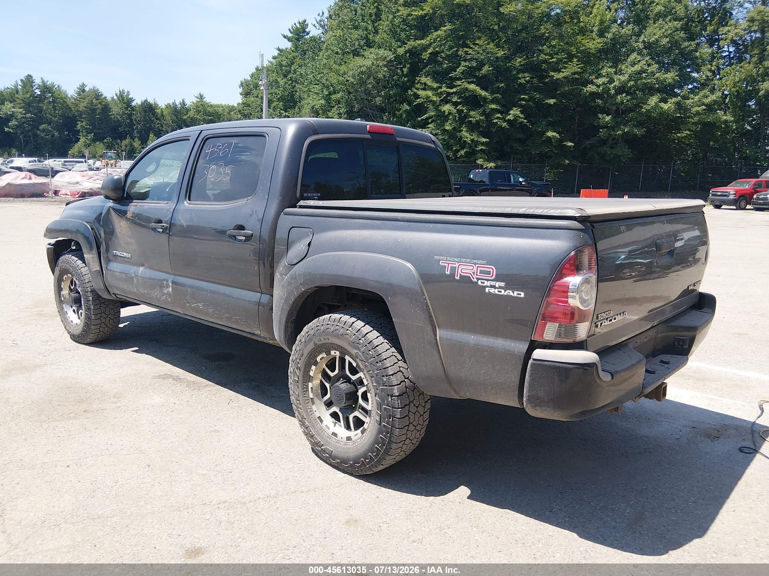 2010 Toyota Tacoma Base V6 Gray vin: 3TMLU4EN3AM053366