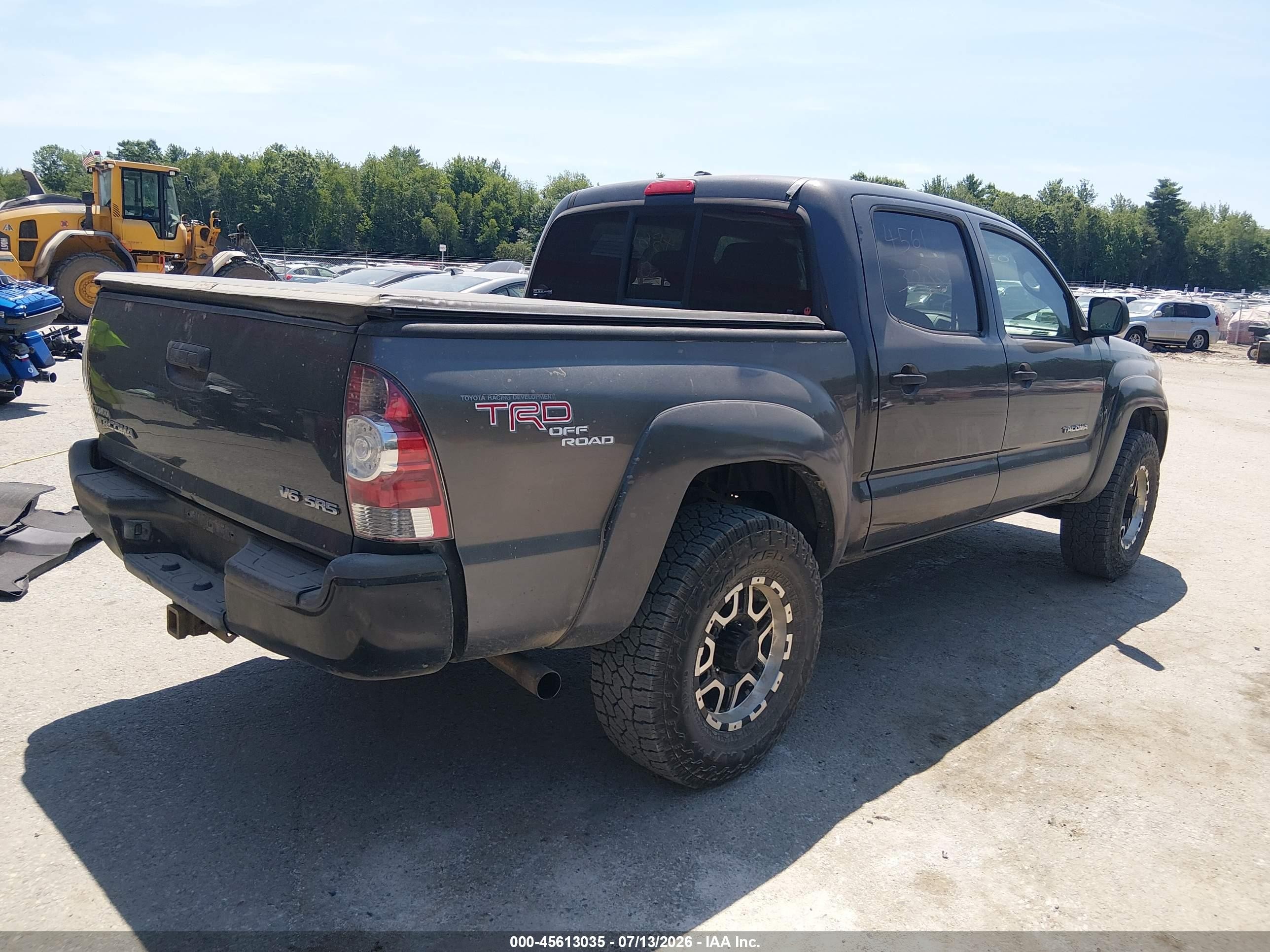 2010 Toyota Tacoma Base V6 Gray vin: 3TMLU4EN3AM053366