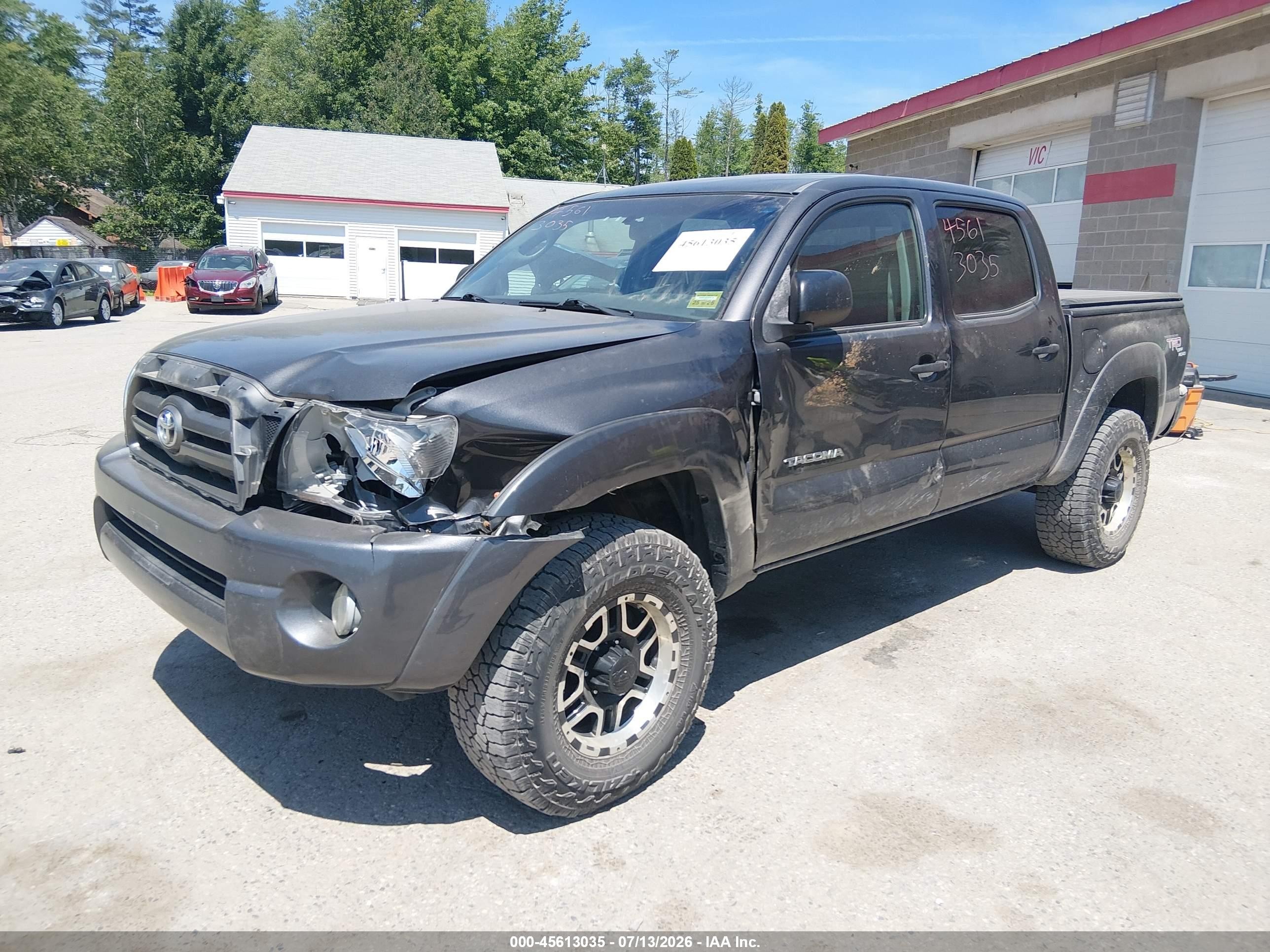 2010 Toyota Tacoma Base V6 Gray vin: 3TMLU4EN3AM053366