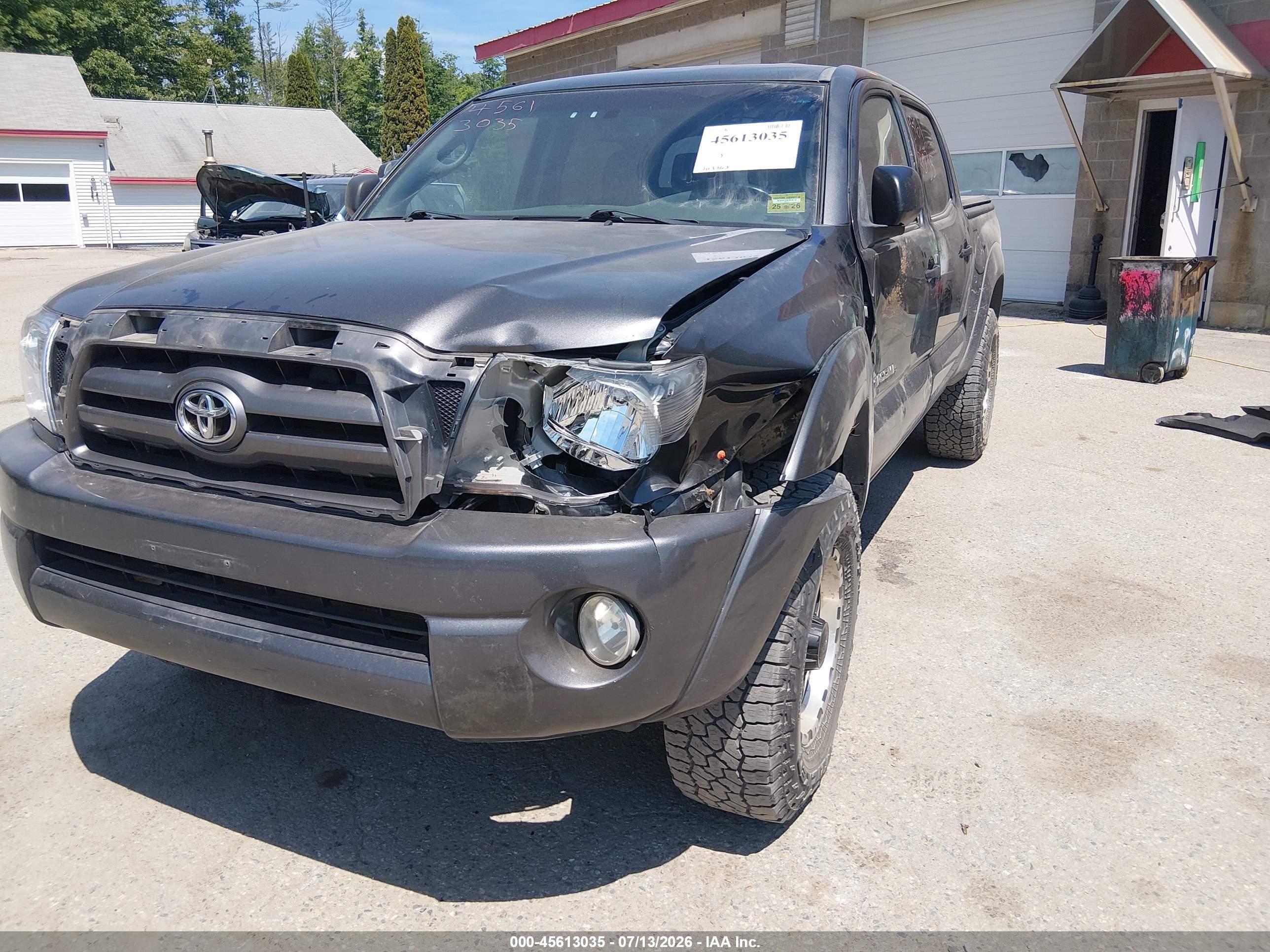 2010 Toyota Tacoma Base V6 Gray vin: 3TMLU4EN3AM053366