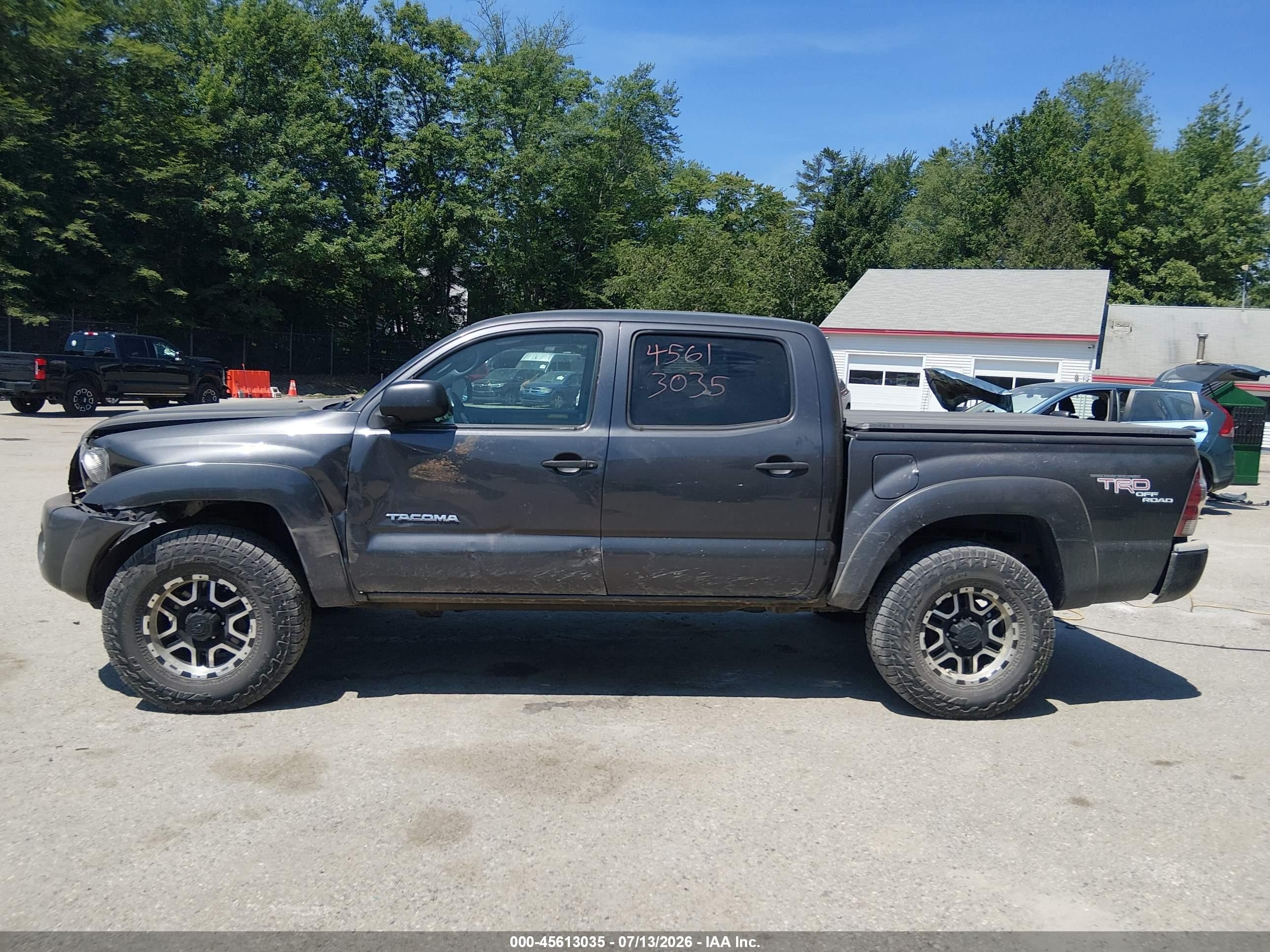 2010 Toyota Tacoma Base V6 Gray vin: 3TMLU4EN3AM053366