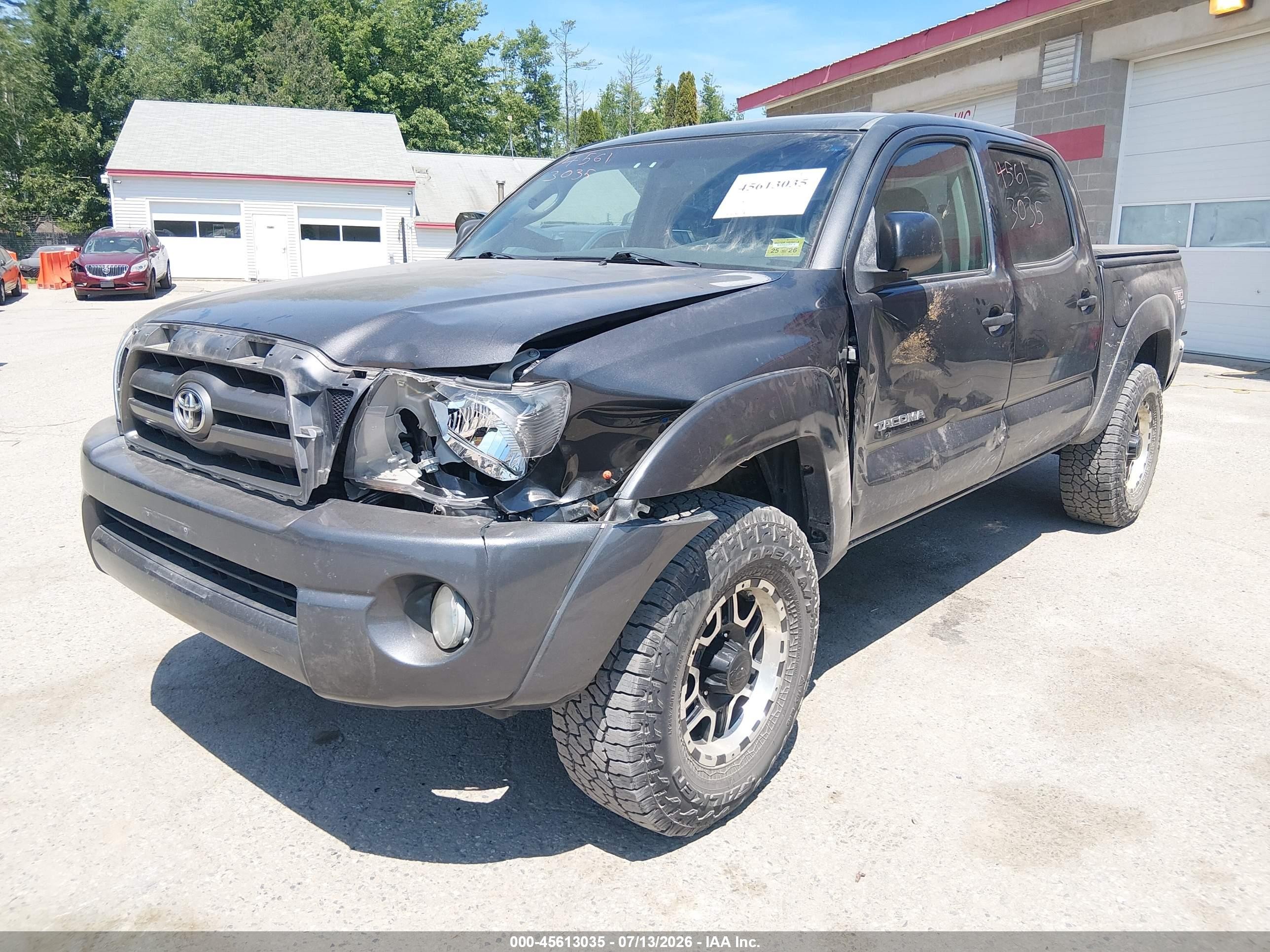 2010 Toyota Tacoma Base V6 Gray vin: 3TMLU4EN3AM053366