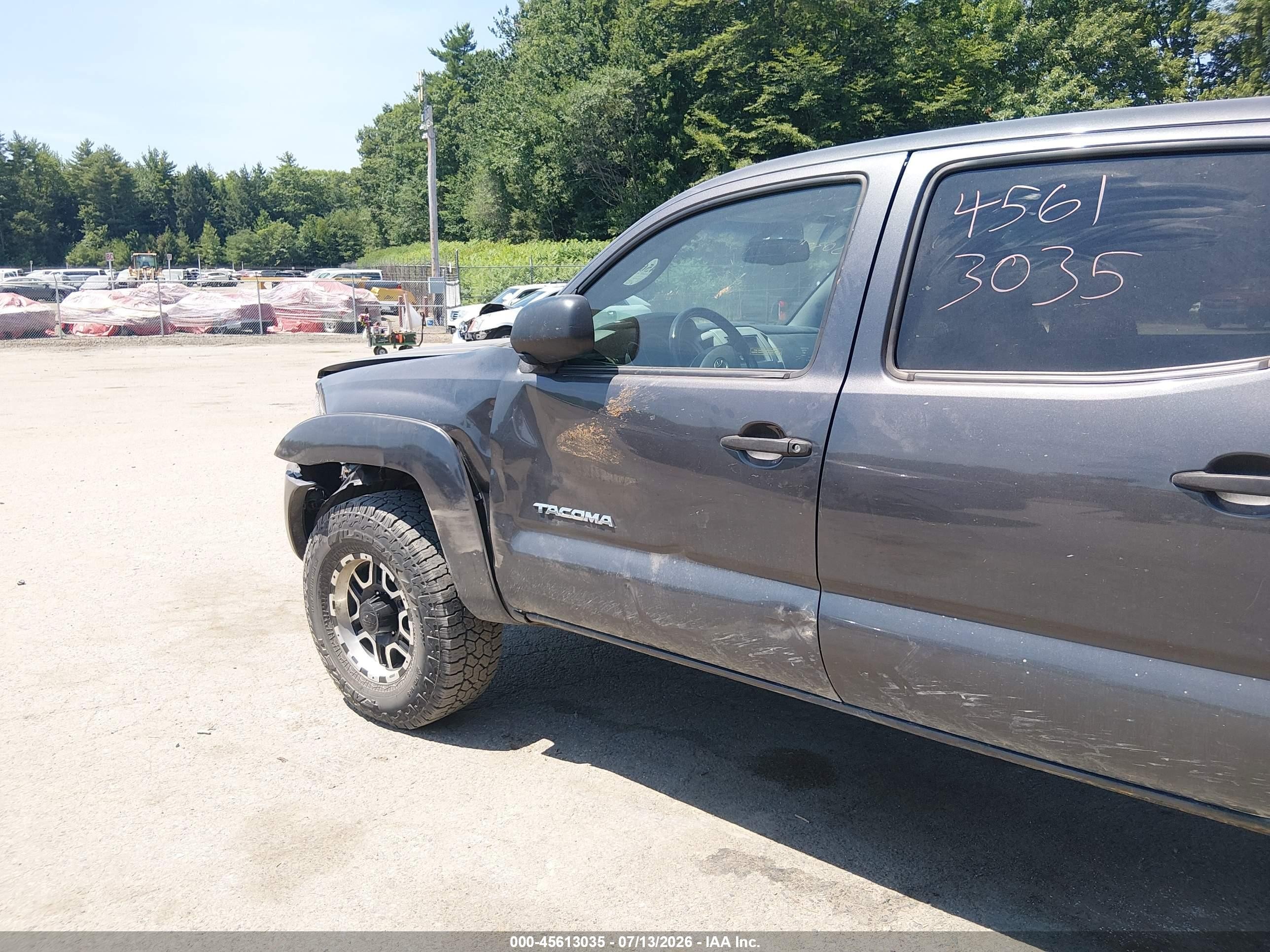 2010 Toyota Tacoma Base V6 Gray vin: 3TMLU4EN3AM053366