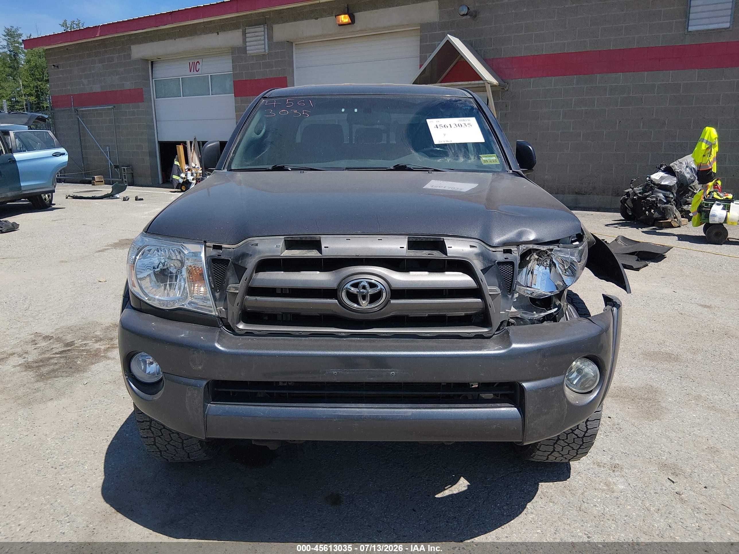 2010 Toyota Tacoma Base V6 Gray vin: 3TMLU4EN3AM053366