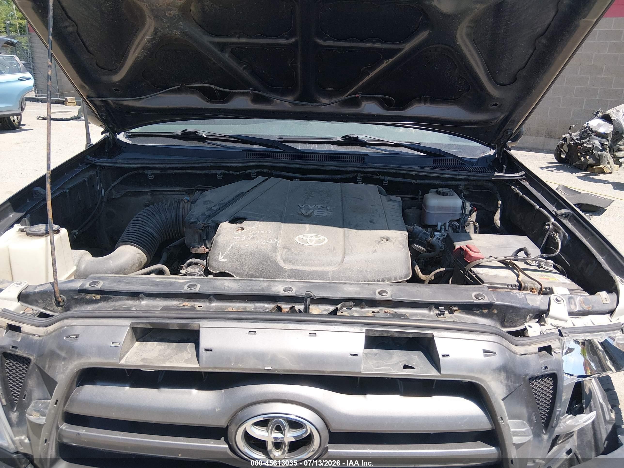 2010 Toyota Tacoma Base V6 Gray vin: 3TMLU4EN3AM053366