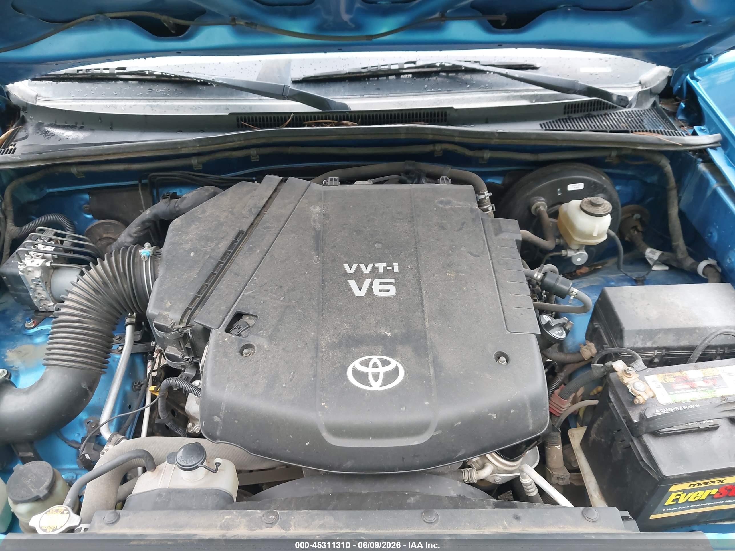 2011 Toyota Tacoma Base V6 Синий vin: 3TMLU4EN3BM058231